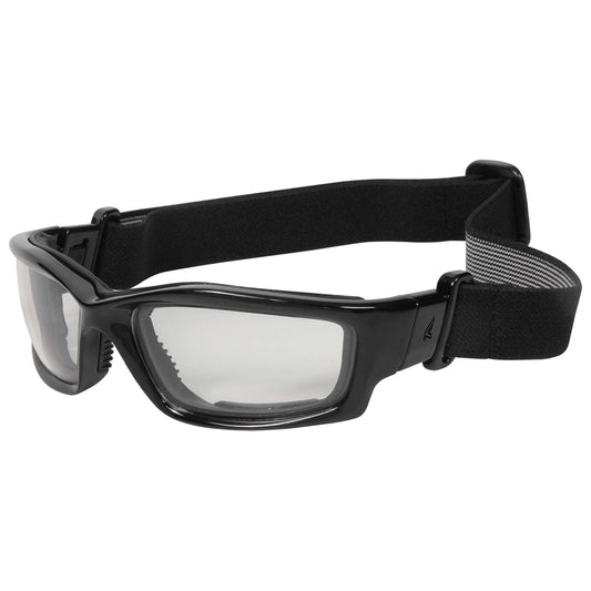 Clear Vapor Shield Lens Goggles - Edge Eyewear - Black Frame