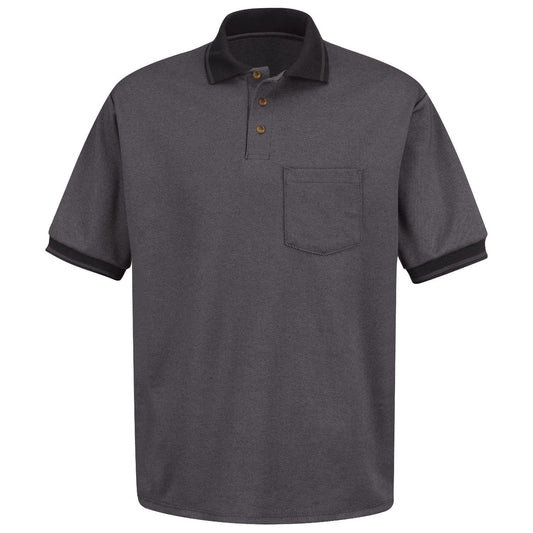 Charcoal Polo Shirt - Red Kap - Performance Knit