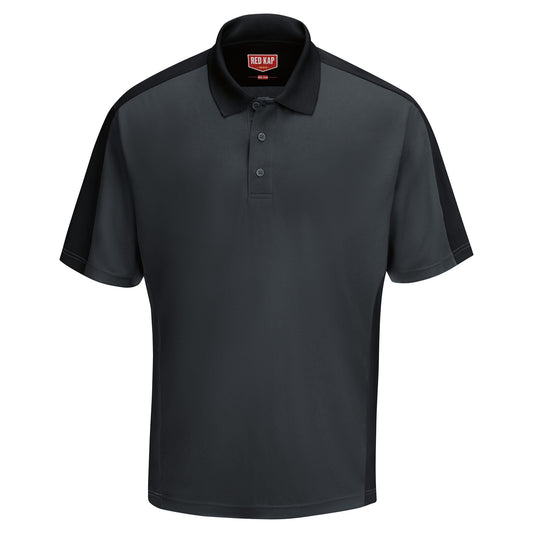 Black/Gray Polo Shirt - Red Kap - Moisture-Wicking
