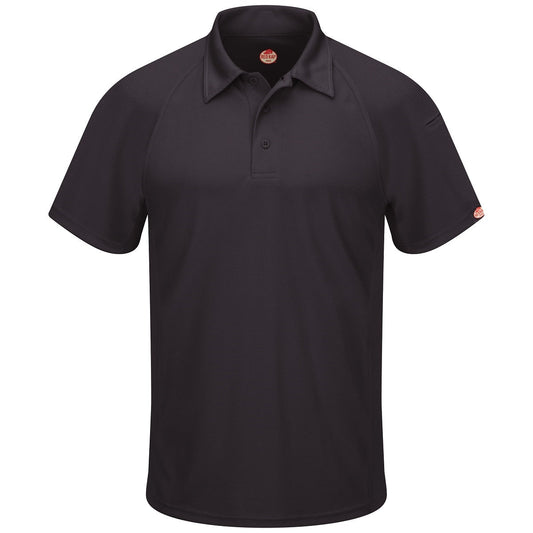 Black Polo Shirts - Red Kap - Performance Knit Flex Series