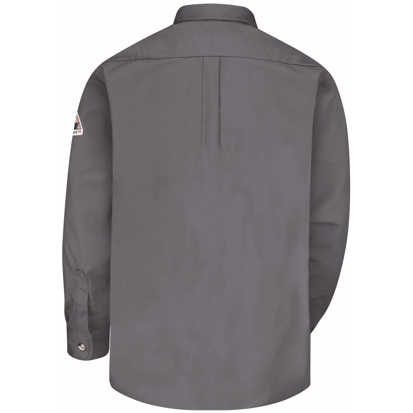 Grey Button Down Shirt - Bulwark FR - Midweight Comfort