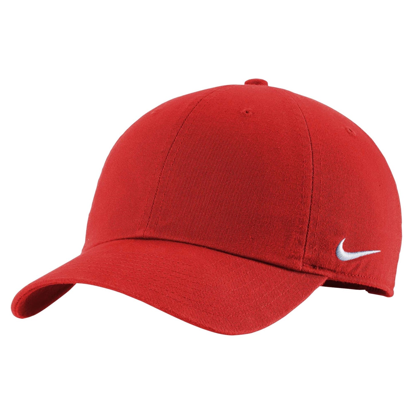White Ball Caps - Nike - Comfortable Cotton Twill