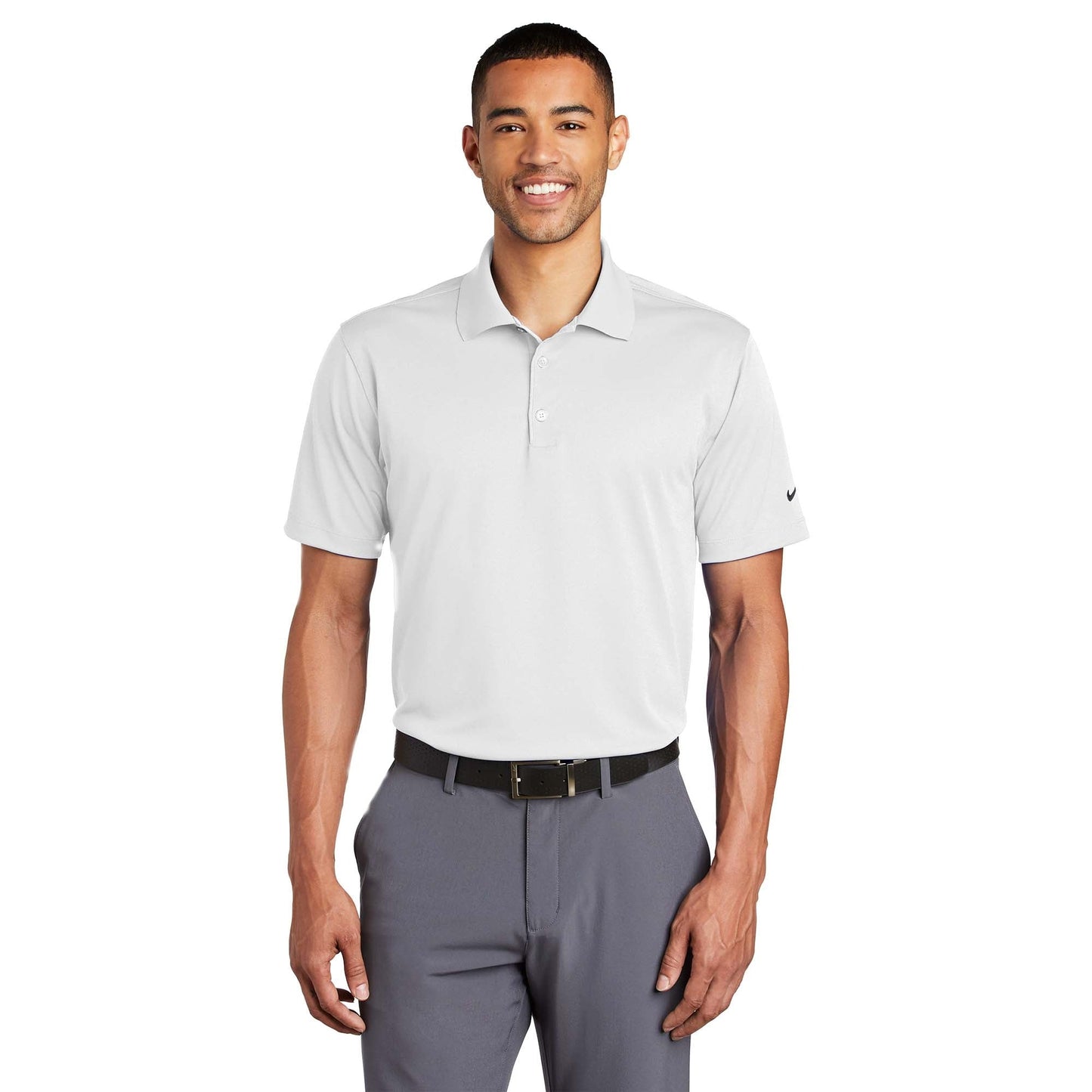 Black Polo Shirt - Nike - Dri-FIT Fabric