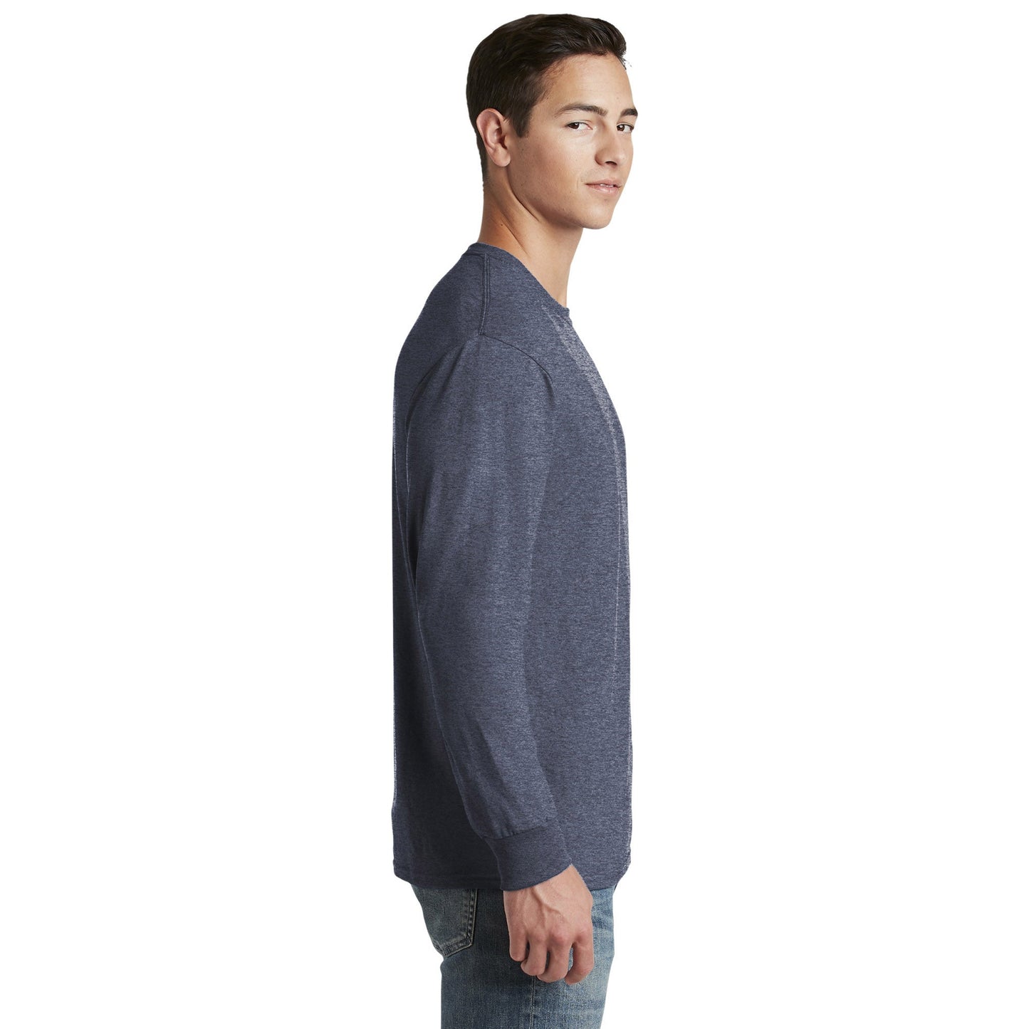 Navy T-Shirts - Jerzees - Soft Blend - Moisture Control