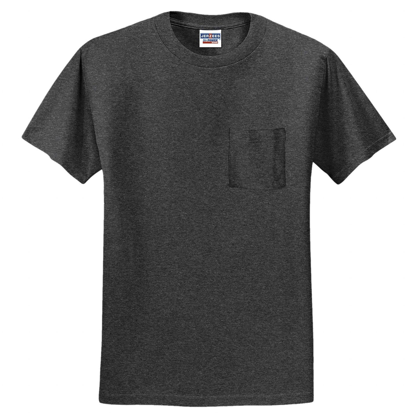 Athletic Heather T-Shirts - Jerzees - Pocket Design - Quality Fabric
