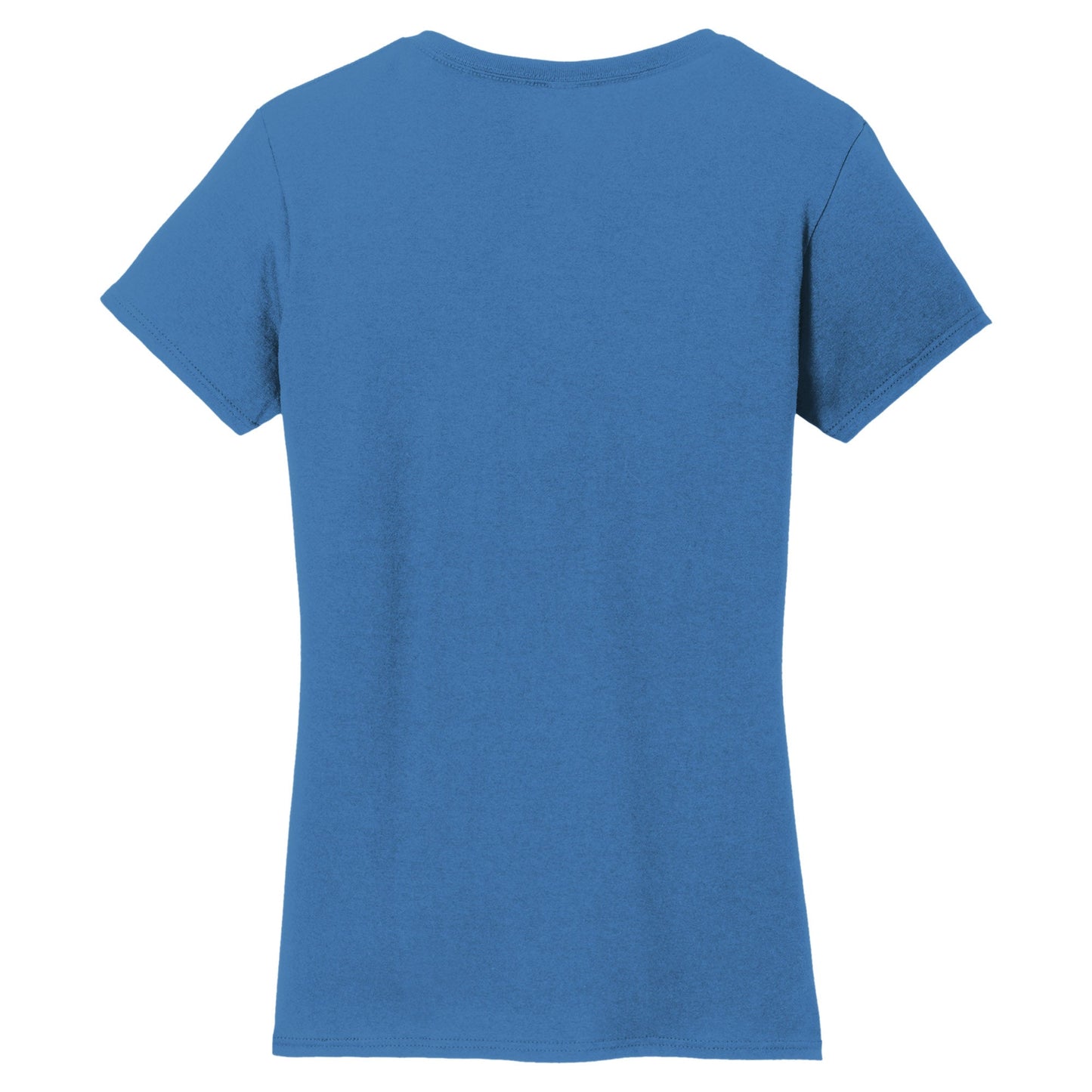 White T-Shirts - Gildan - Stylish Cotton V-Neck - Fashion Fit