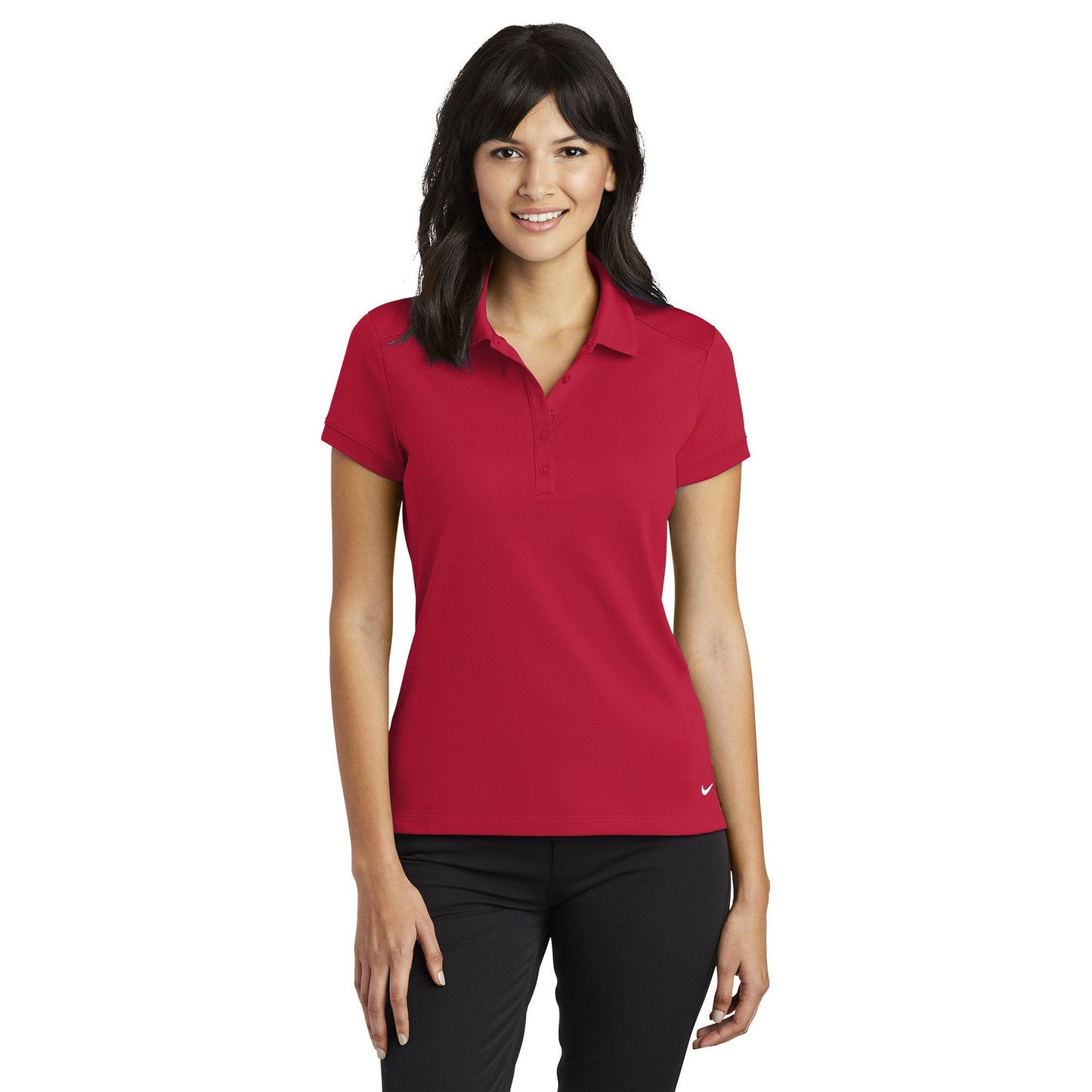 Black Polo Shirt - Nike - Dri-FIT Polyester Fabric