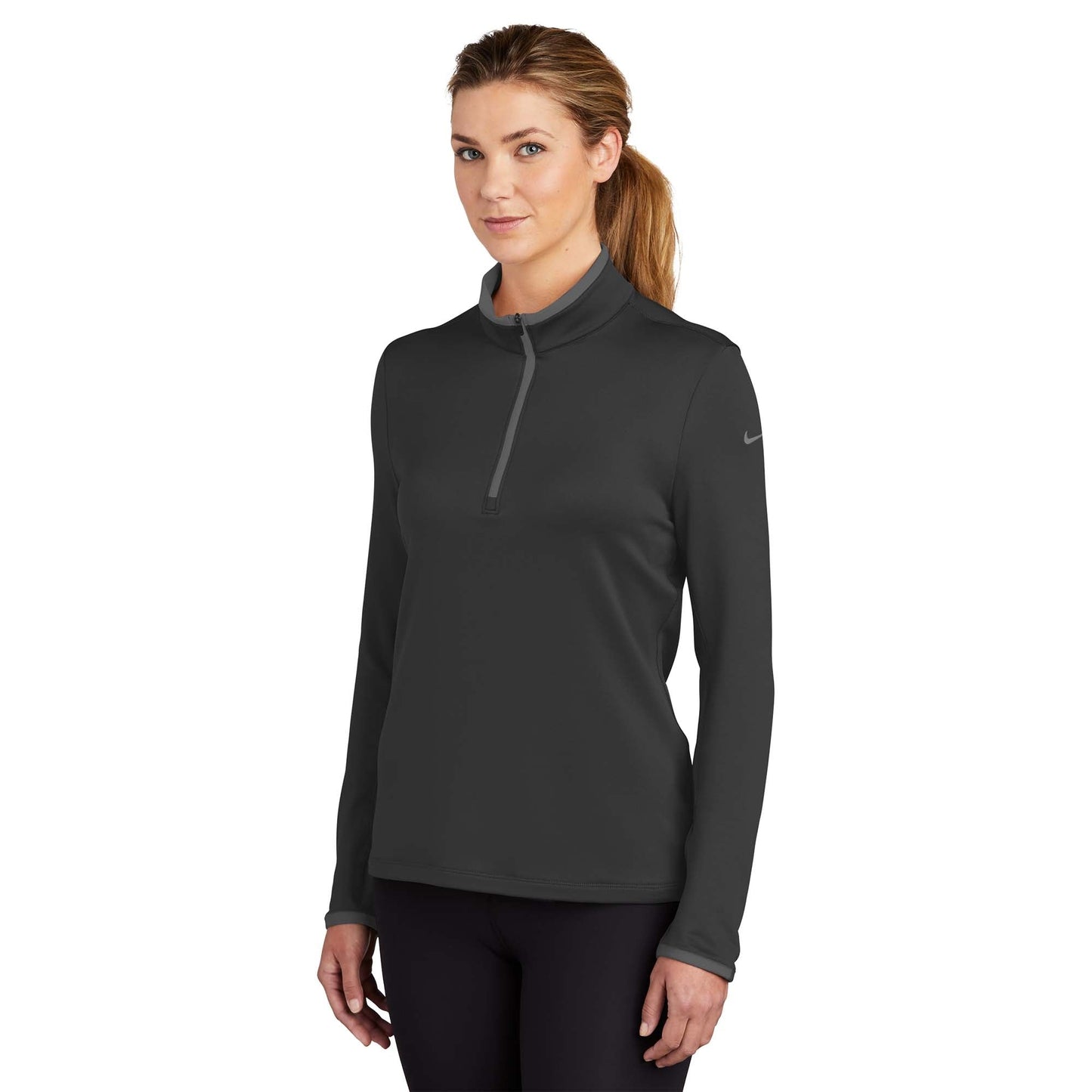Black/Dark Grey Sweatshirts - Nike - Dri-Fit Cover-Up