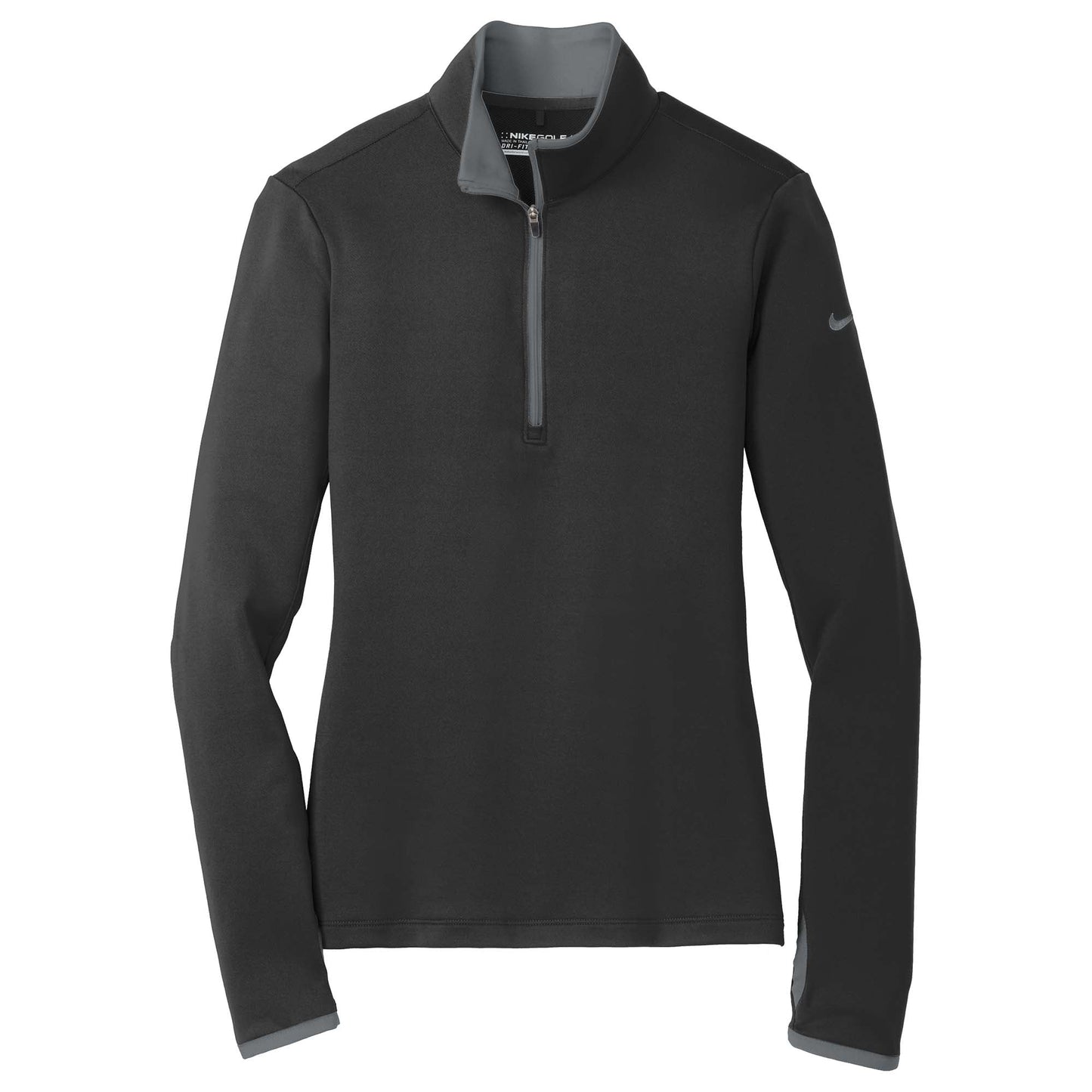 Black/Dark Grey Sweatshirts - Nike - Dri-Fit Cover-Up