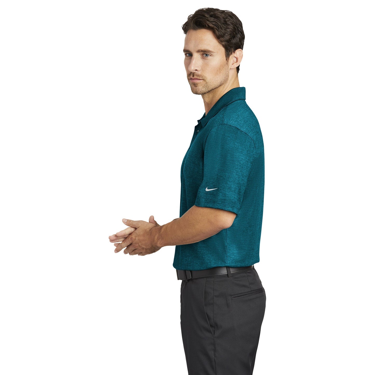 Anthracite Polo Shirt - Nike - Moisture-Wicking Fabric