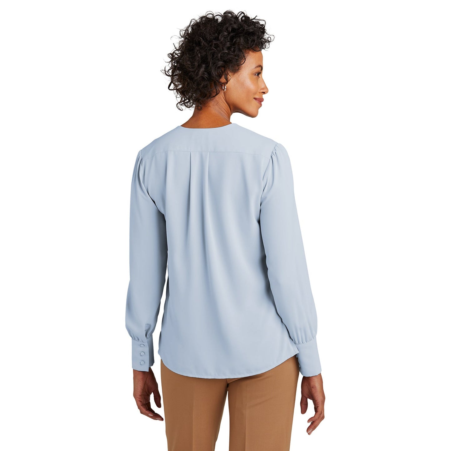 Deep Black Blouses - Brooks Brothers - Elegant Satin