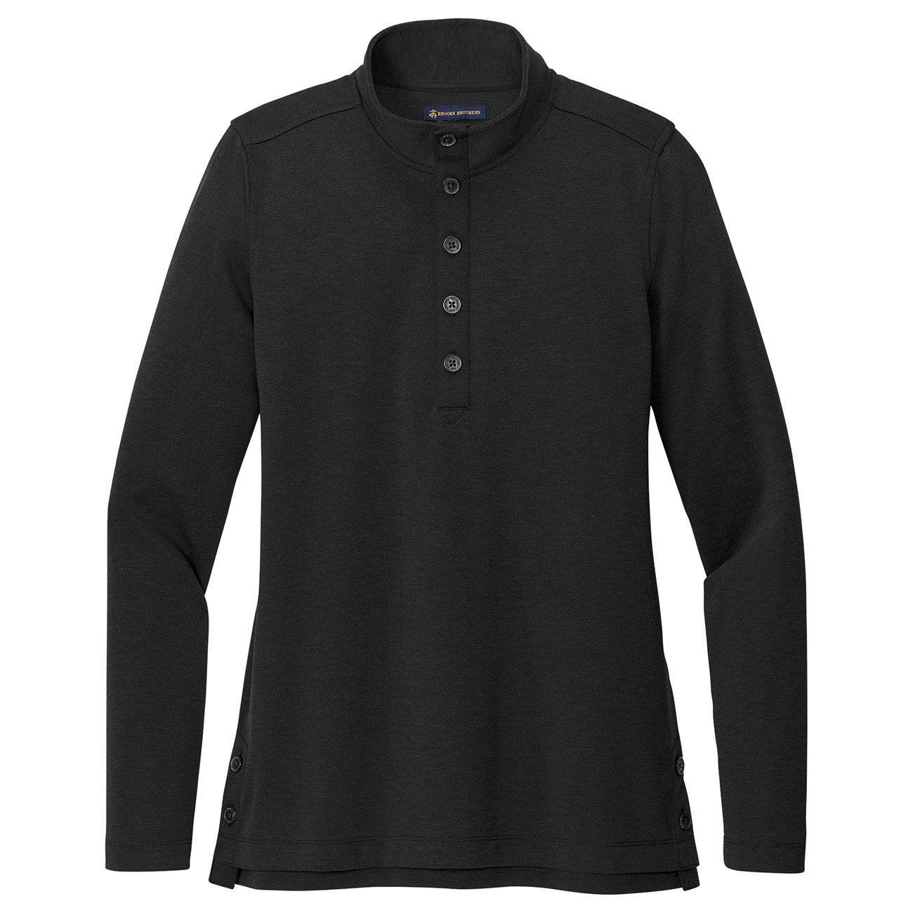 Black Heather Sweatshirt - Brooks Brothers - Soft Blend