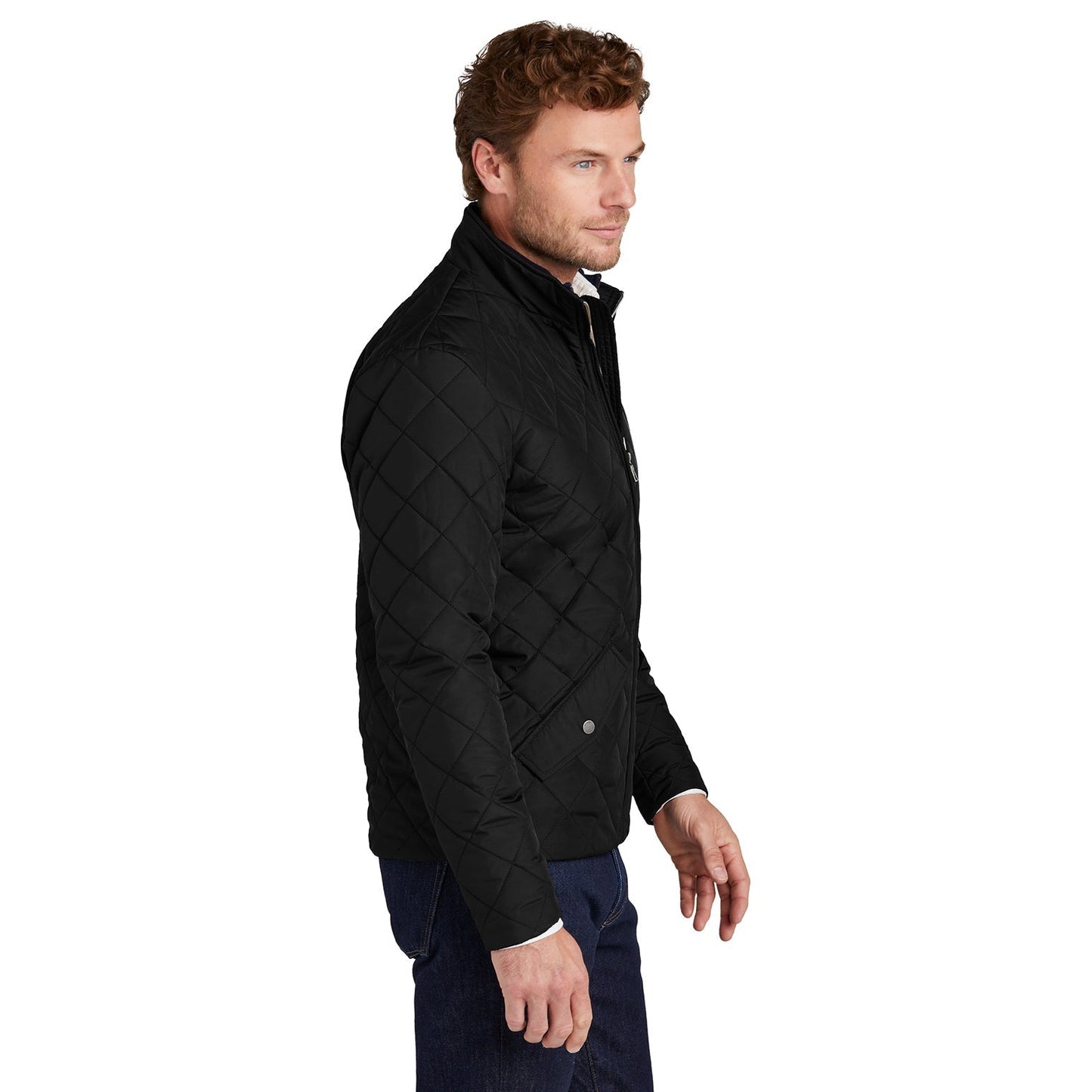 Deep Black Jacket - Brooks Brothers - Quilted Design