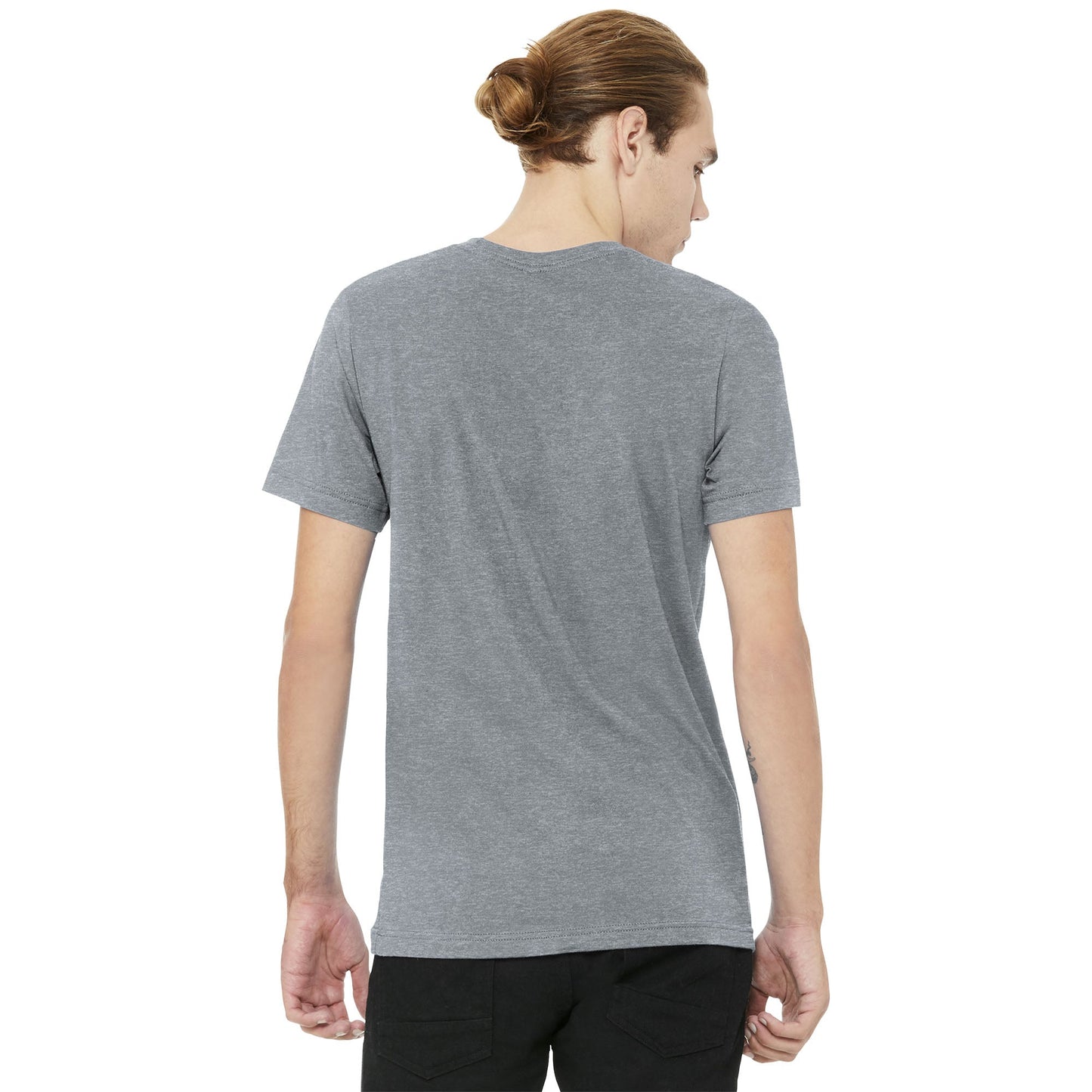 Black Heather T-Shirt - Bella + Canvas - Soft Cotton Blend