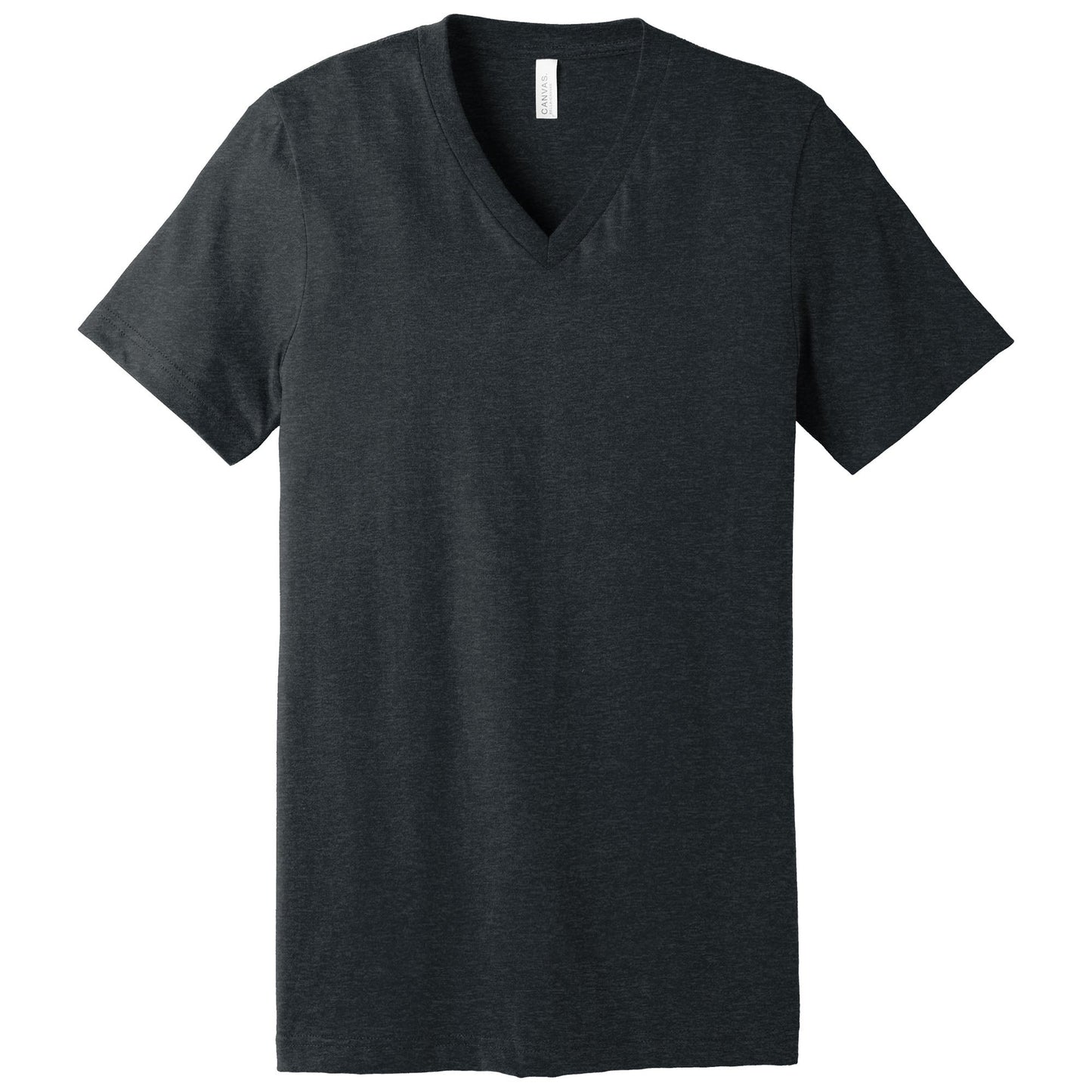 Black Heather T-Shirt - Bella + Canvas - Soft Cotton Blend