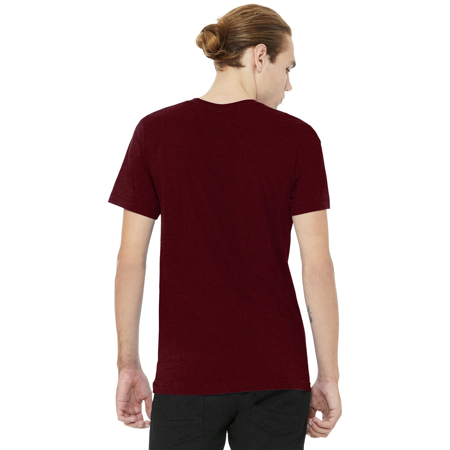 Black Heather T-Shirt - Bella + Canvas - Soft Cotton Blend