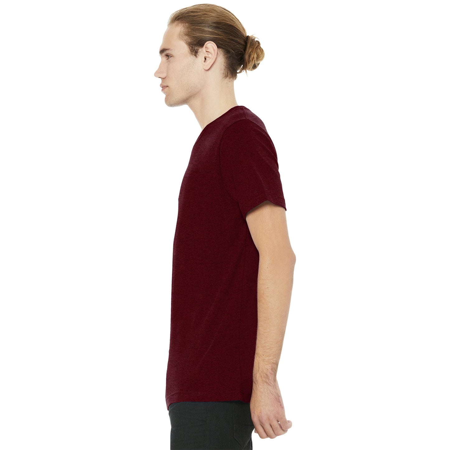 Black Heather T-Shirt - Bella + Canvas - Soft Cotton Blend