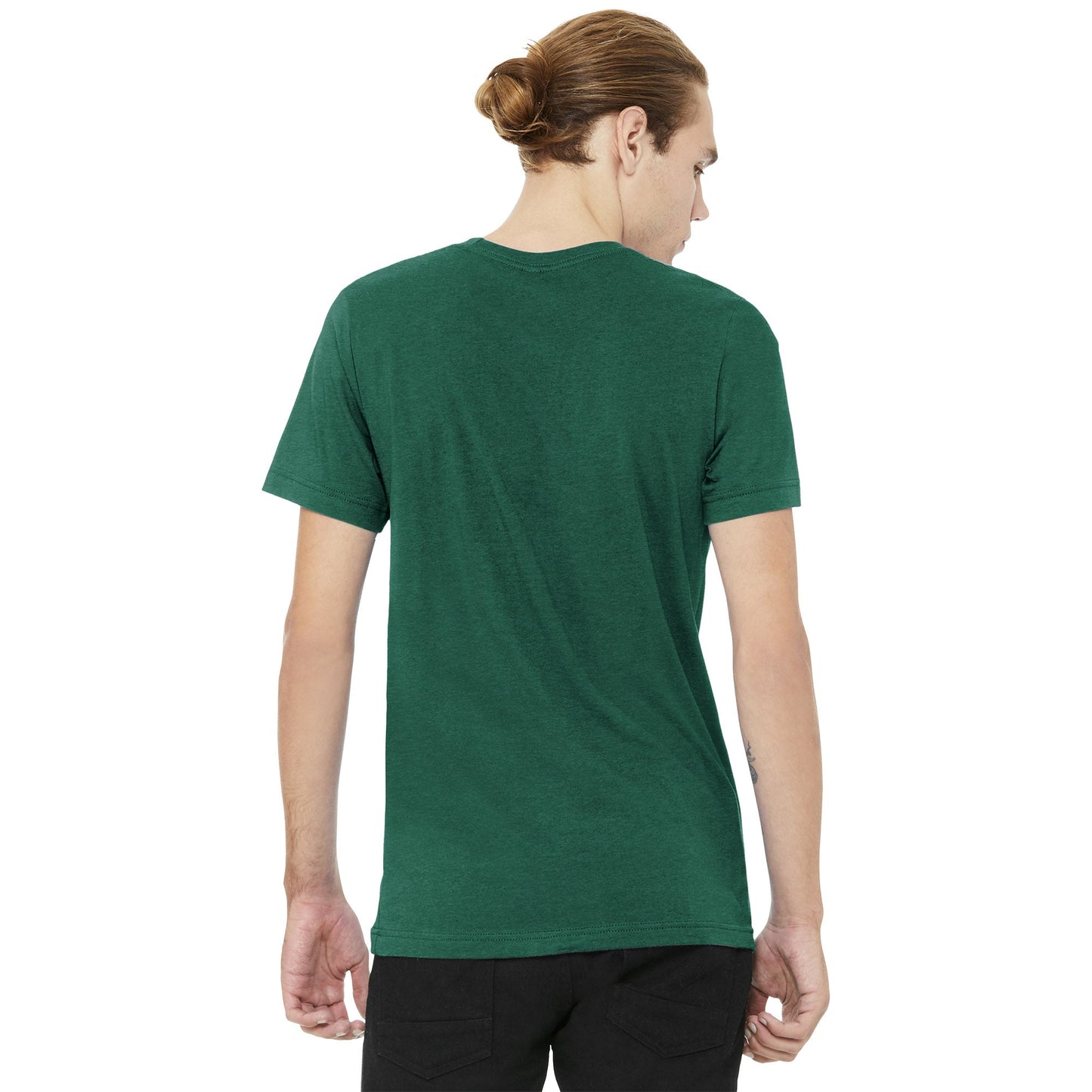 Black Heather T-Shirt - Bella + Canvas - Soft Cotton Blend