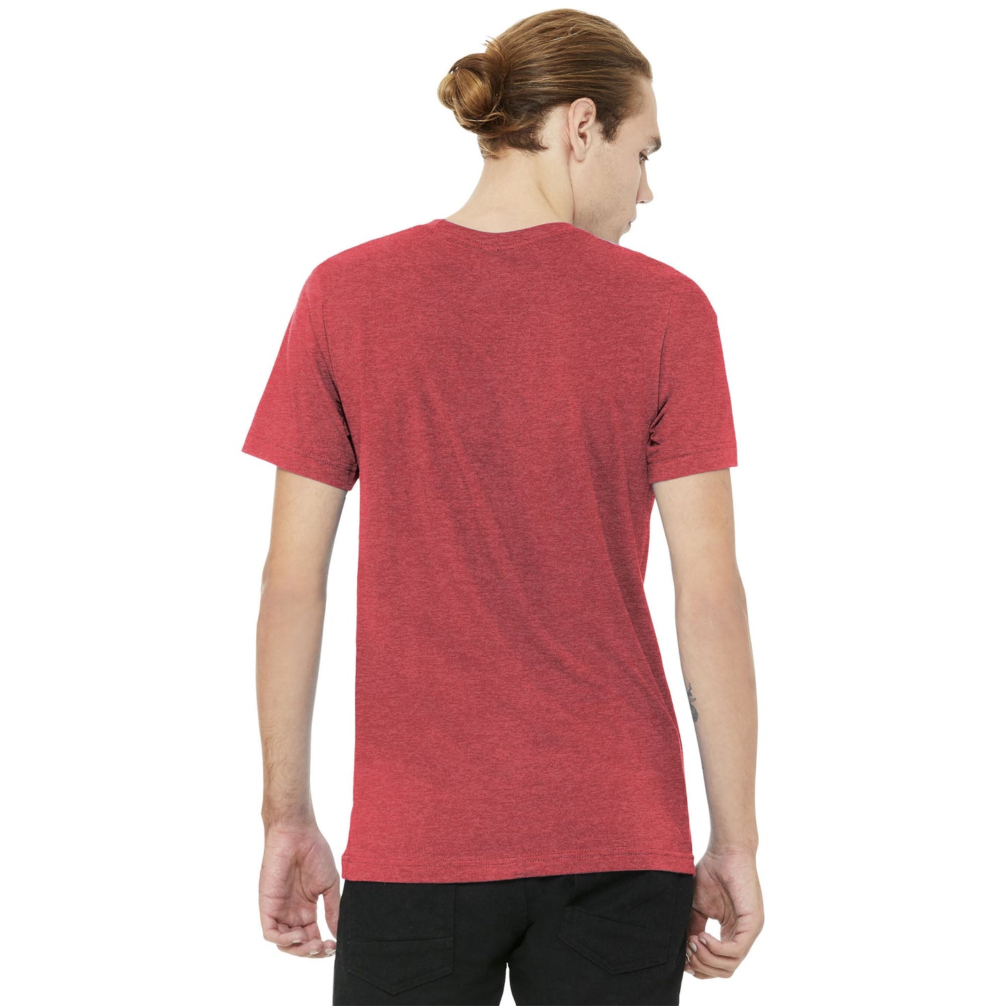 Black Heather T-Shirt - Bella + Canvas - Soft Cotton Blend
