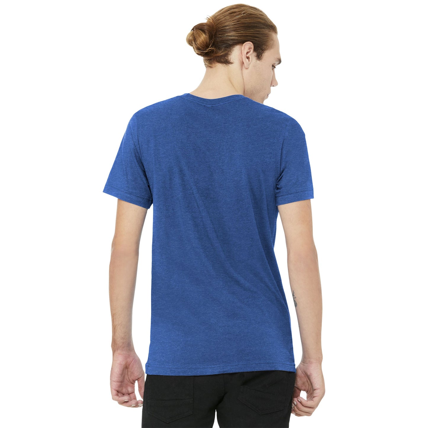 Black Heather T-Shirt - Bella + Canvas - Soft Cotton Blend