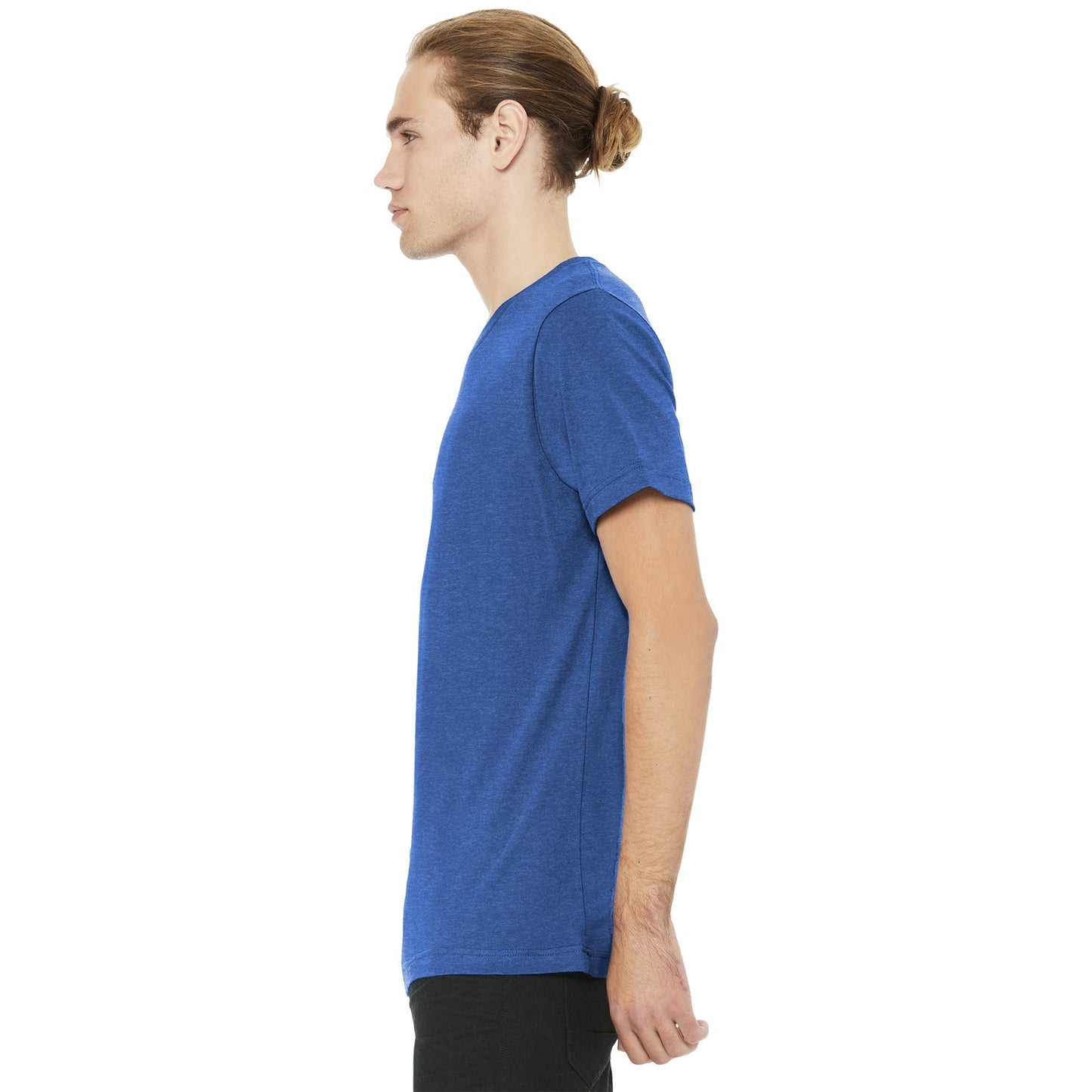 Black Heather T-Shirt - Bella + Canvas - Soft Cotton Blend