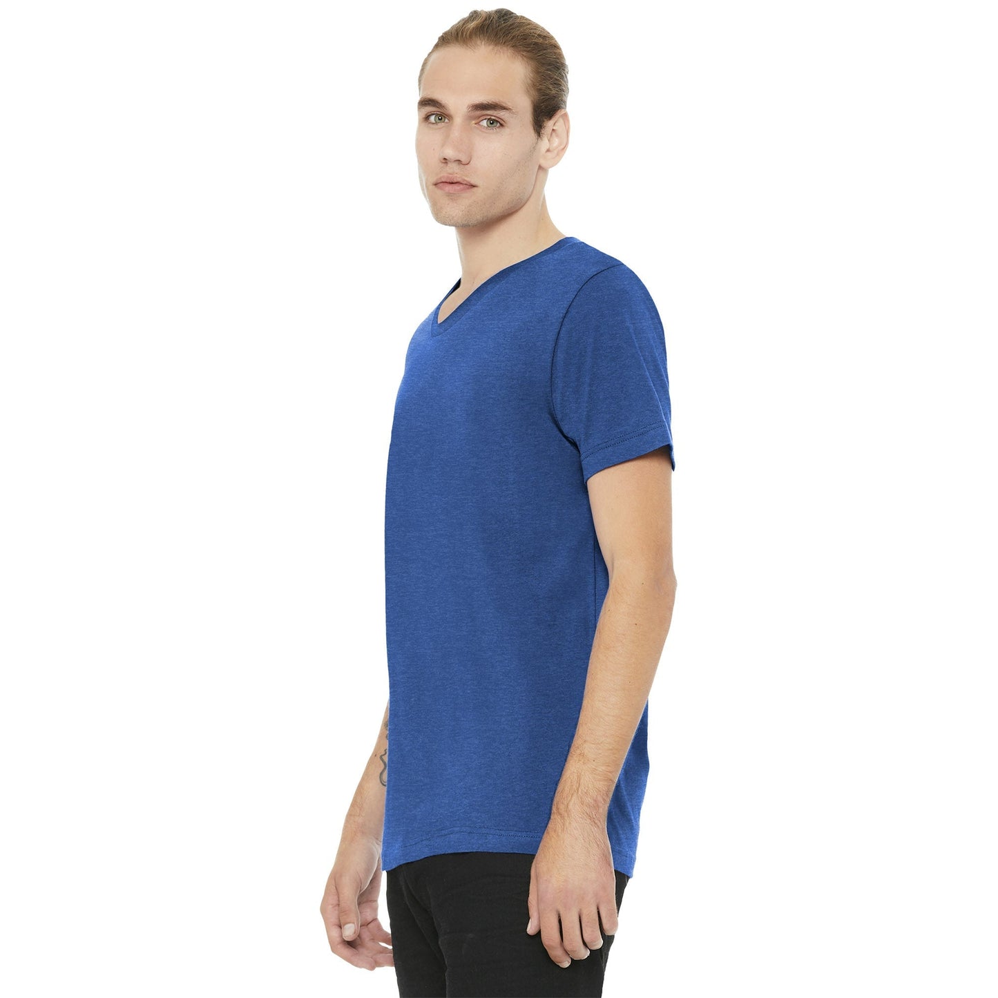 Black Heather T-Shirt - Bella + Canvas - Soft Cotton Blend