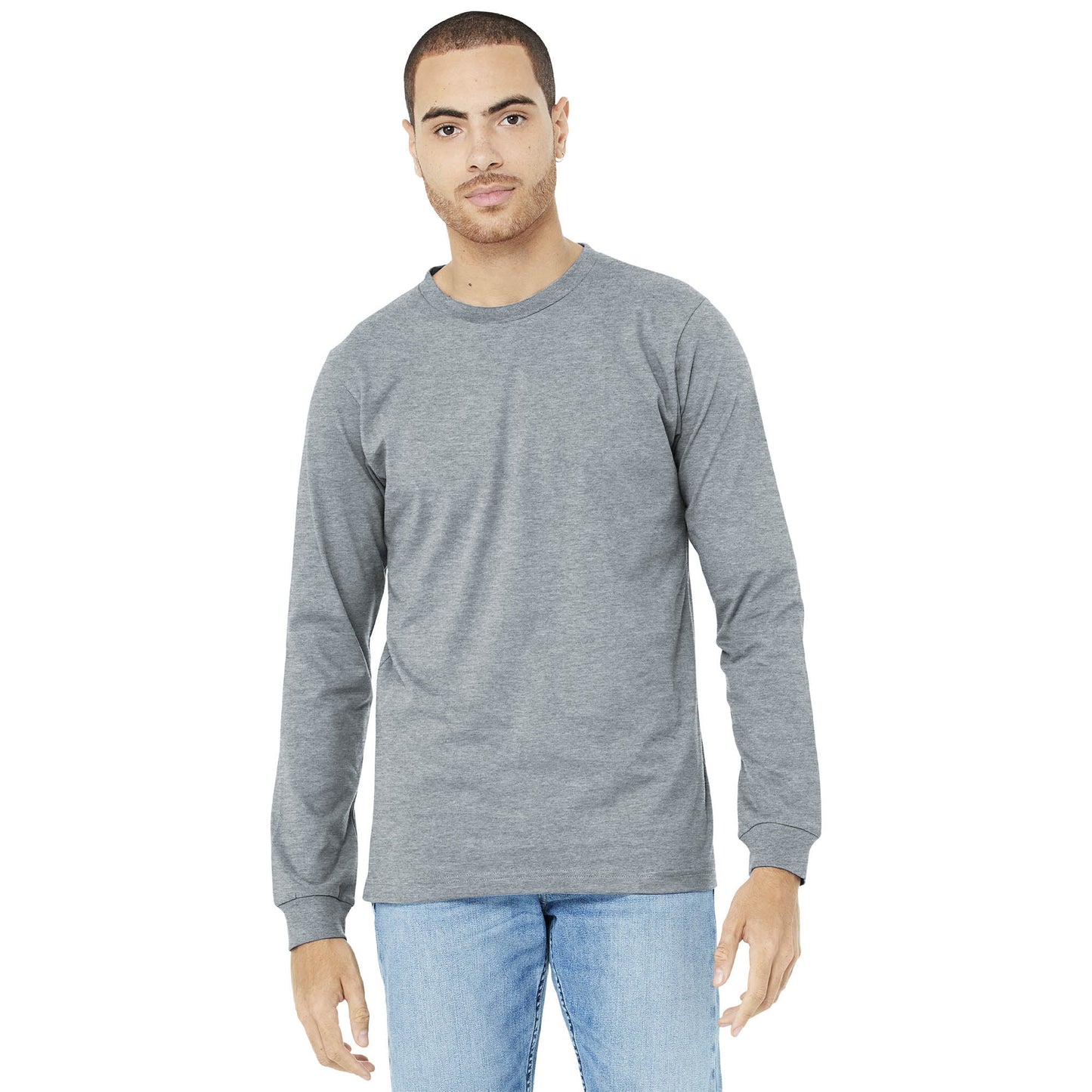 Black Heather T-Shirt - Bella + Canvas - Comfortable Fit