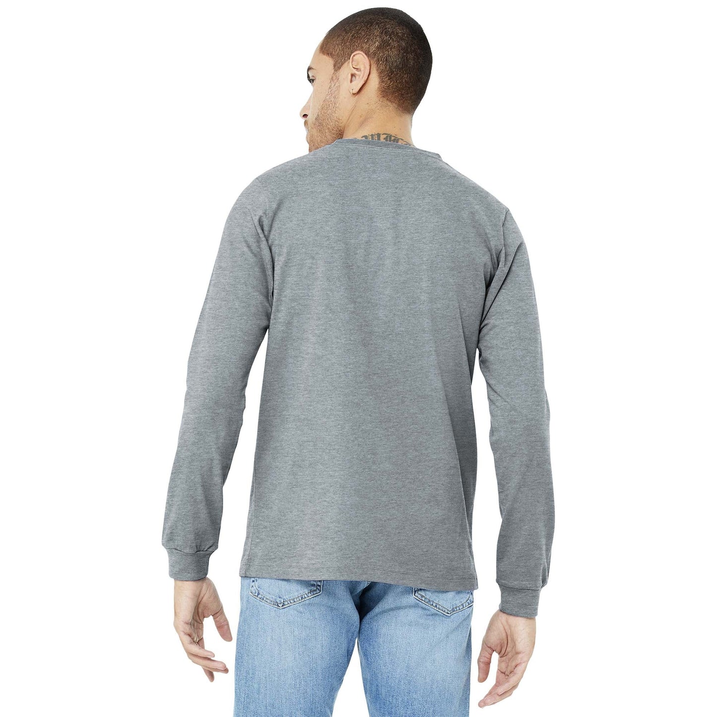 Black Heather T-Shirt - Bella + Canvas - Comfortable Fit
