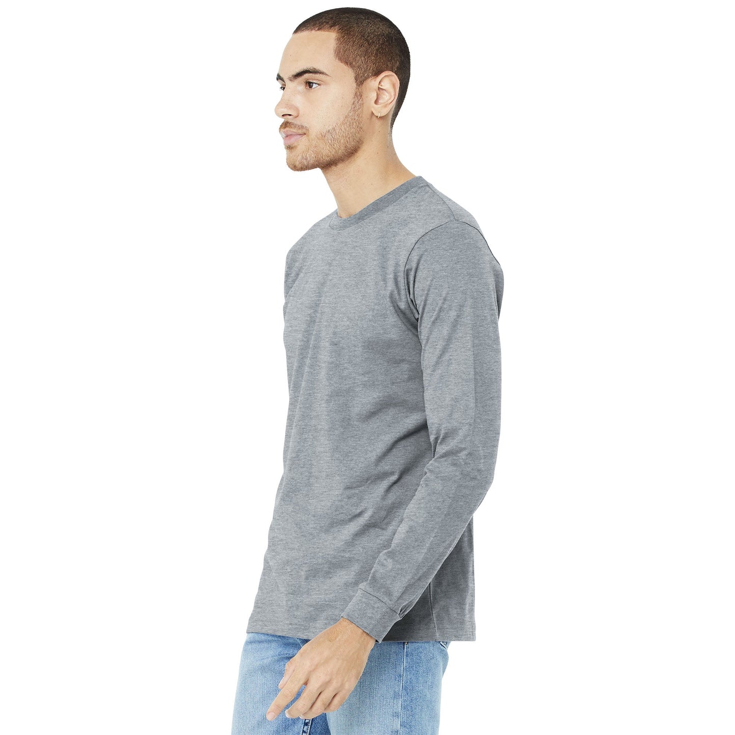 Black Heather T-Shirt - Bella + Canvas - Comfortable Fit