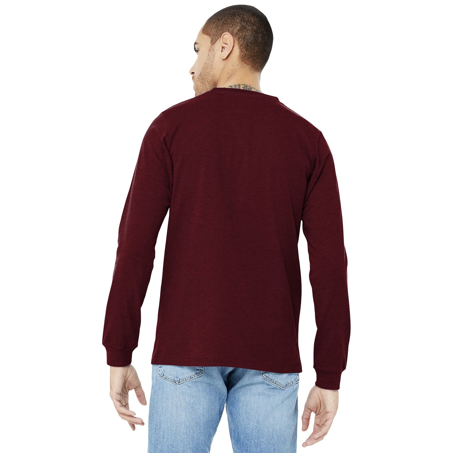 Black Heather T-Shirt - Bella + Canvas - Comfortable Fit