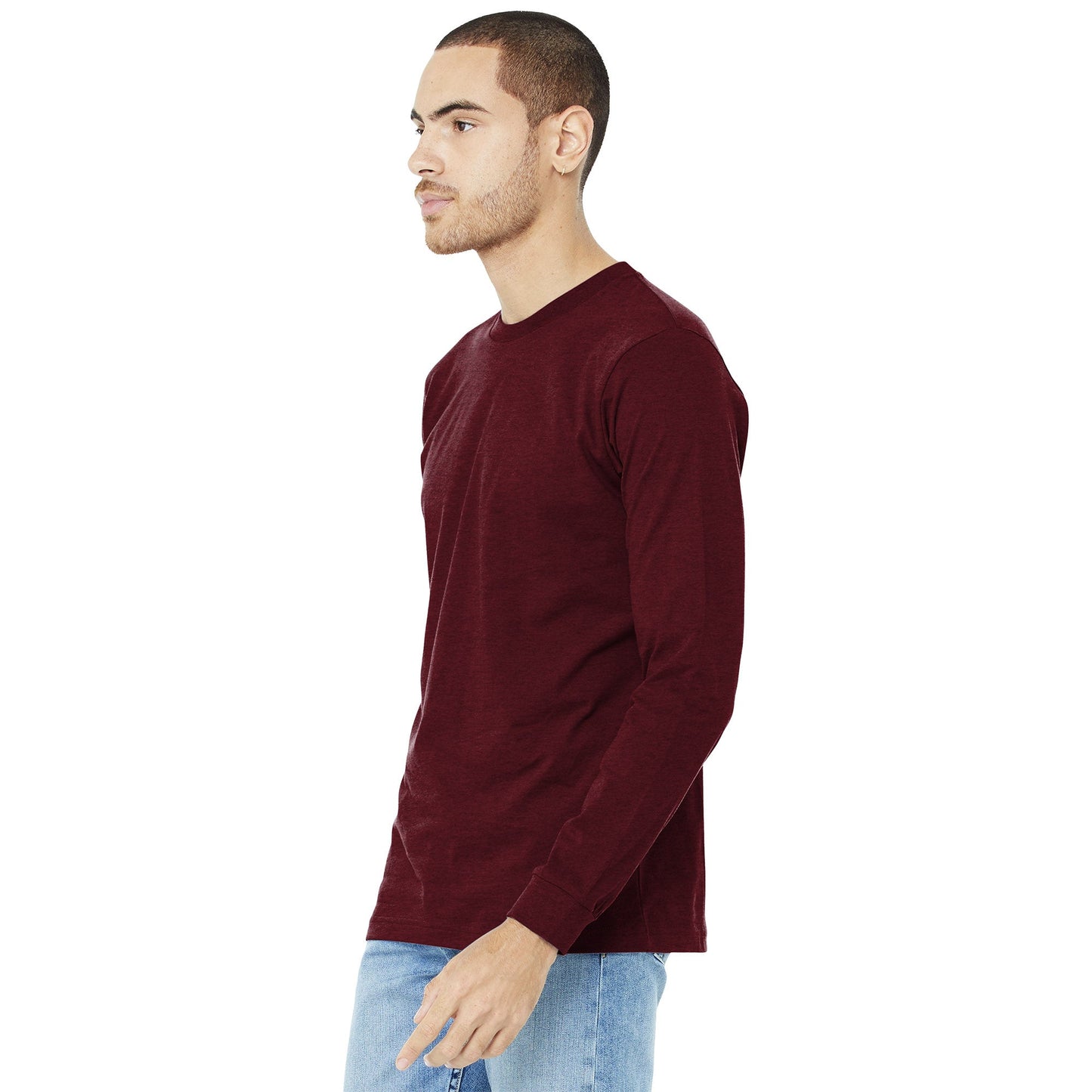 Black Heather T-Shirt - Bella + Canvas - Comfortable Fit