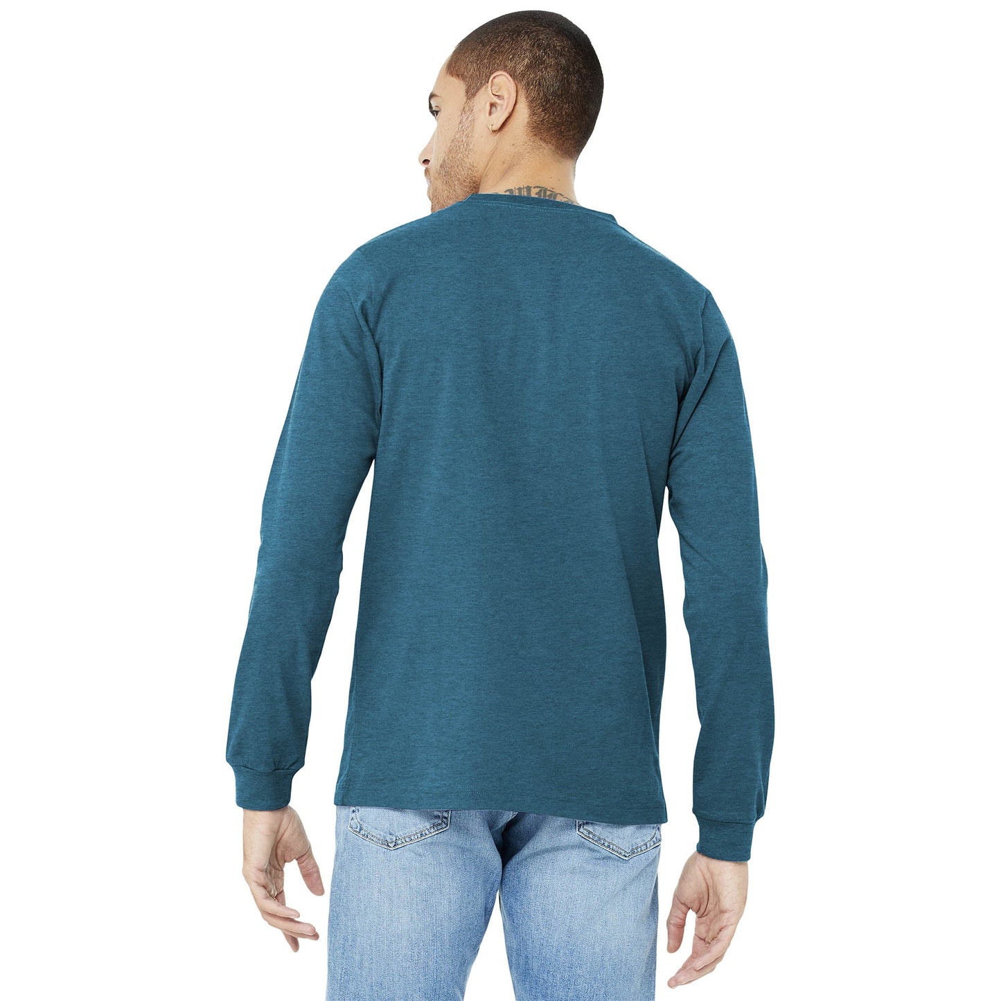 Black Heather T-Shirt - Bella + Canvas - Comfortable Fit