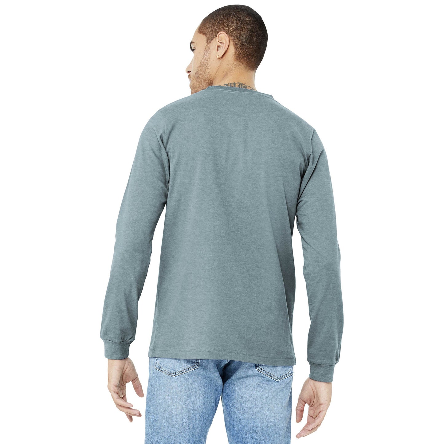 Black Heather T-Shirt - Bella + Canvas - Comfortable Fit