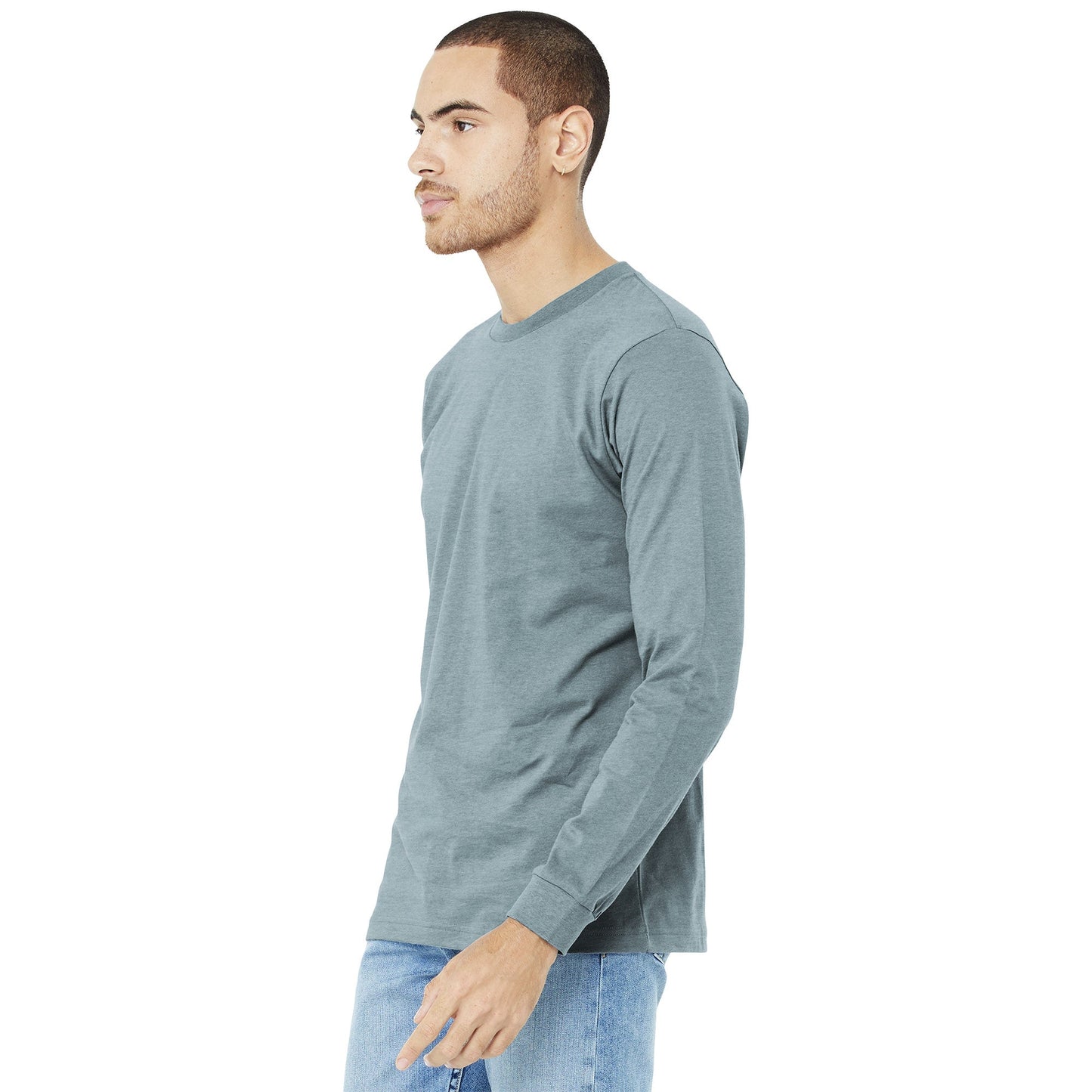 Black Heather T-Shirt - Bella + Canvas - Comfortable Fit