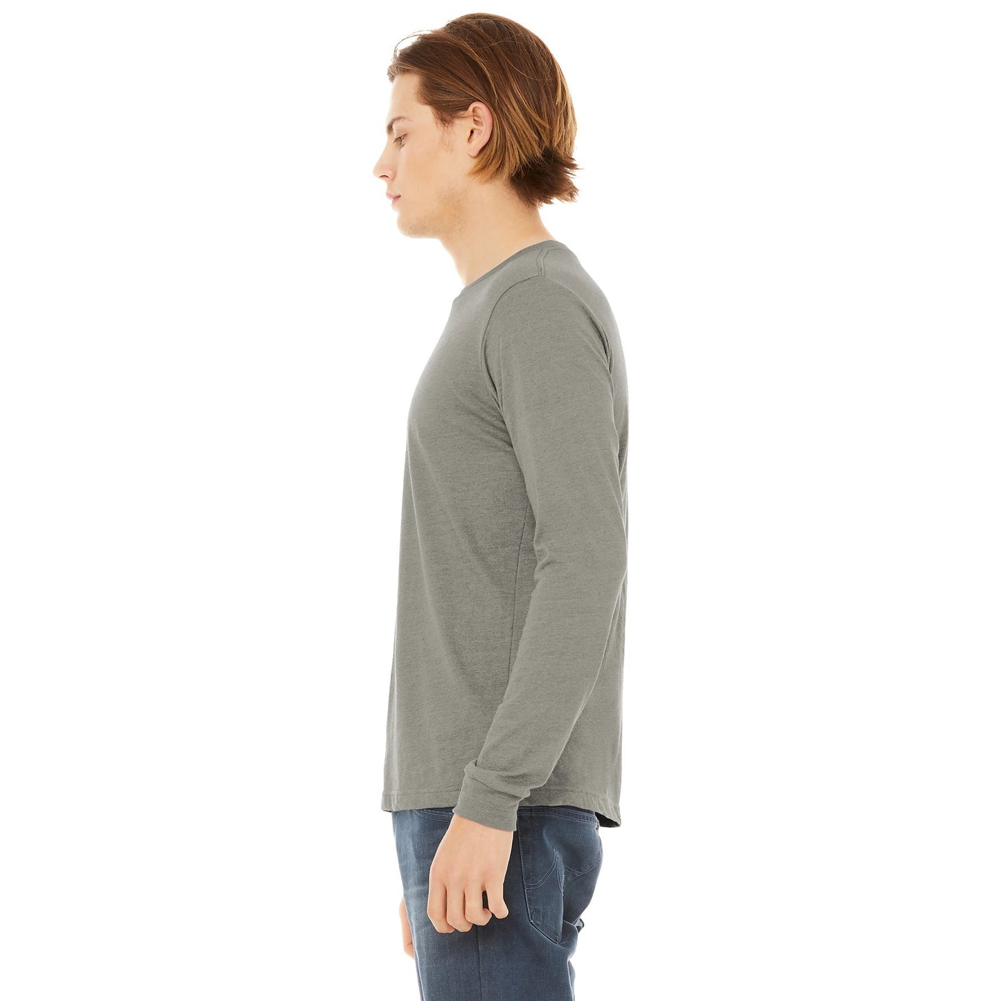 Black Heather T-Shirt - Bella + Canvas - Comfortable Fit