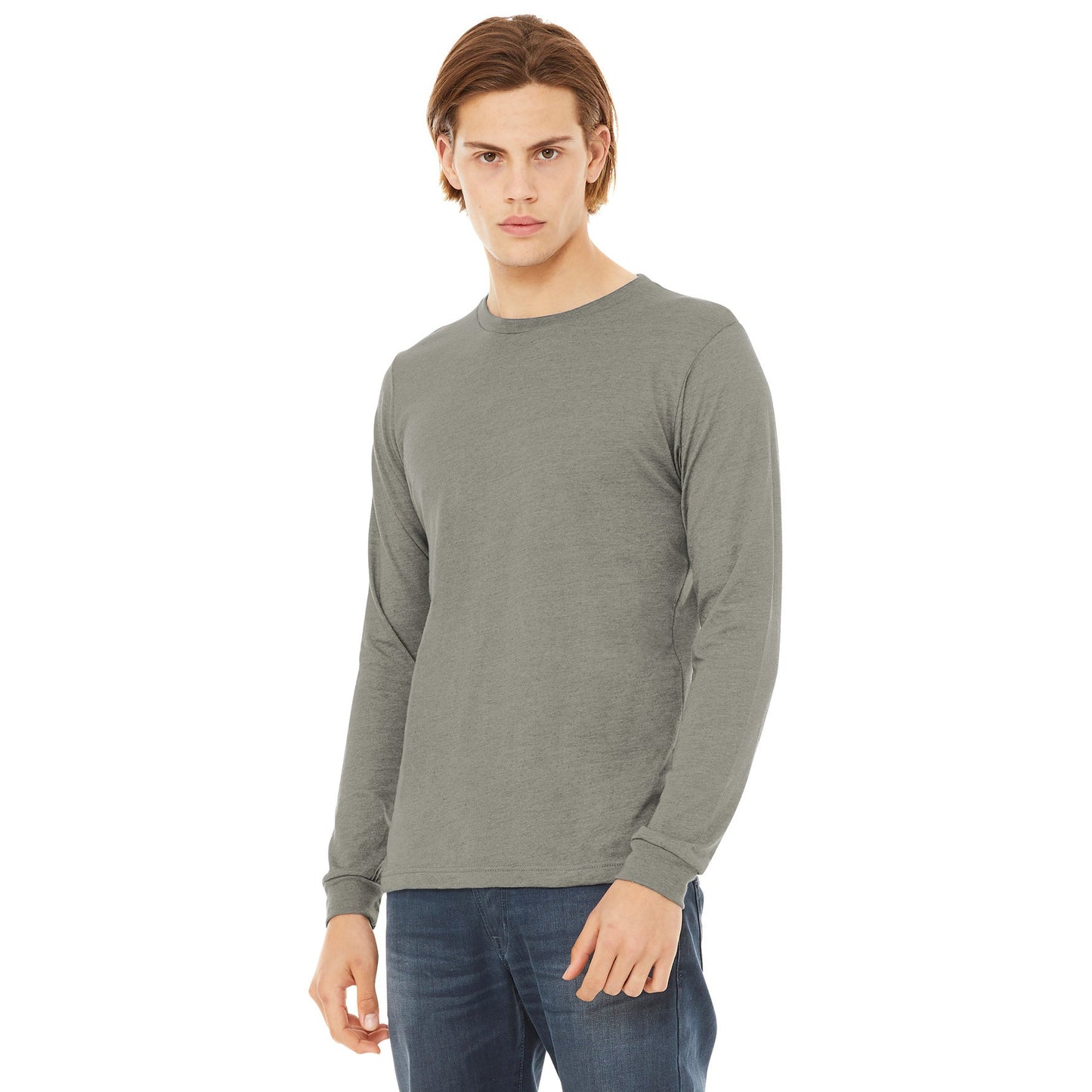Black Heather T-Shirt - Bella + Canvas - Comfortable Fit