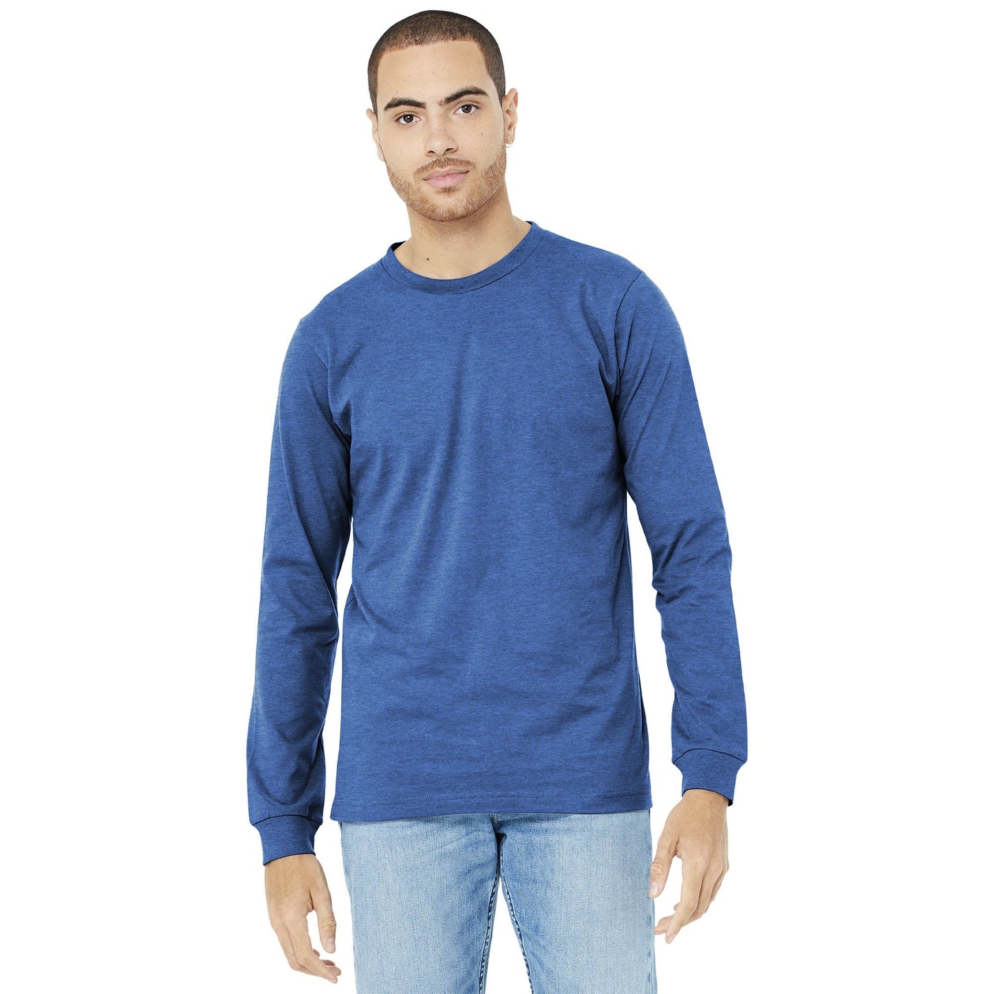 Black Heather T-Shirt - Bella + Canvas - Comfortable Fit