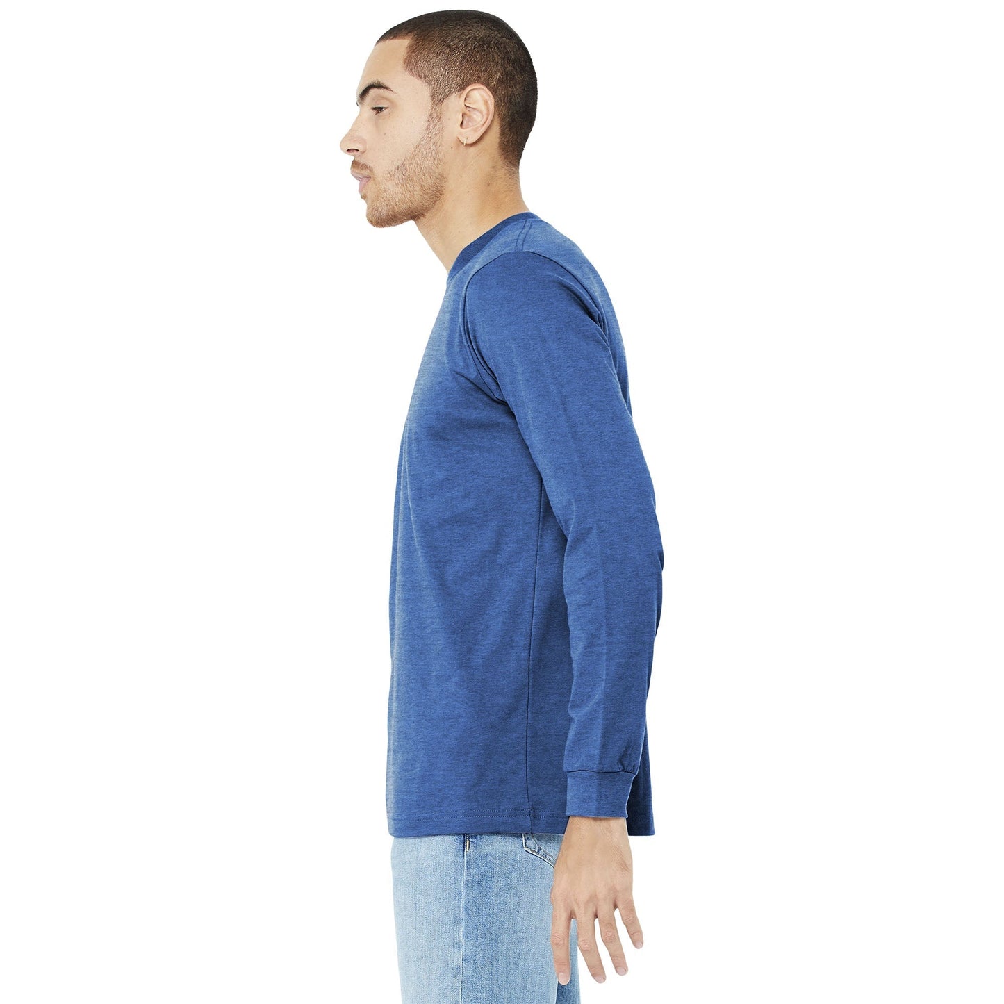 Black Heather T-Shirt - Bella + Canvas - Comfortable Fit