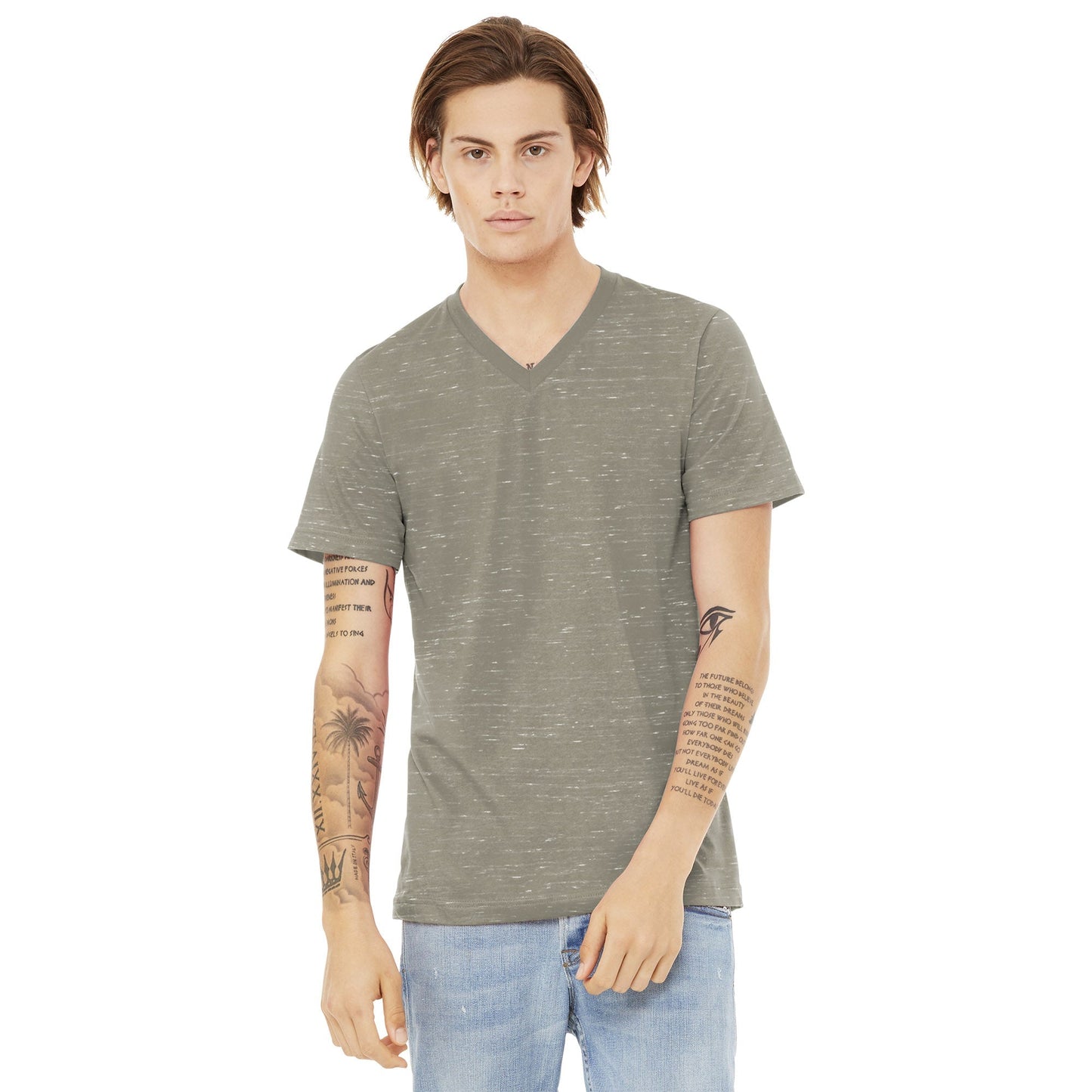 Asphalt Slub T-Shirts - Bella + Canvas - Soft Jersey