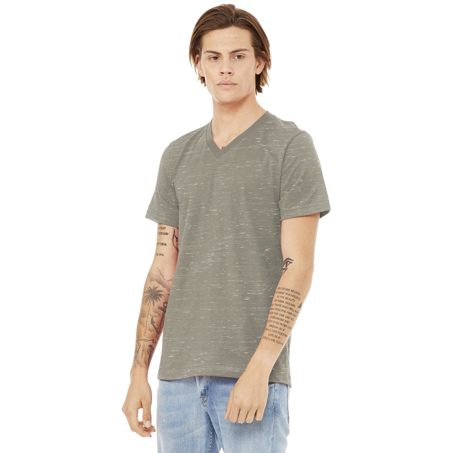 Asphalt Slub T-Shirts - Bella + Canvas - Soft Jersey
