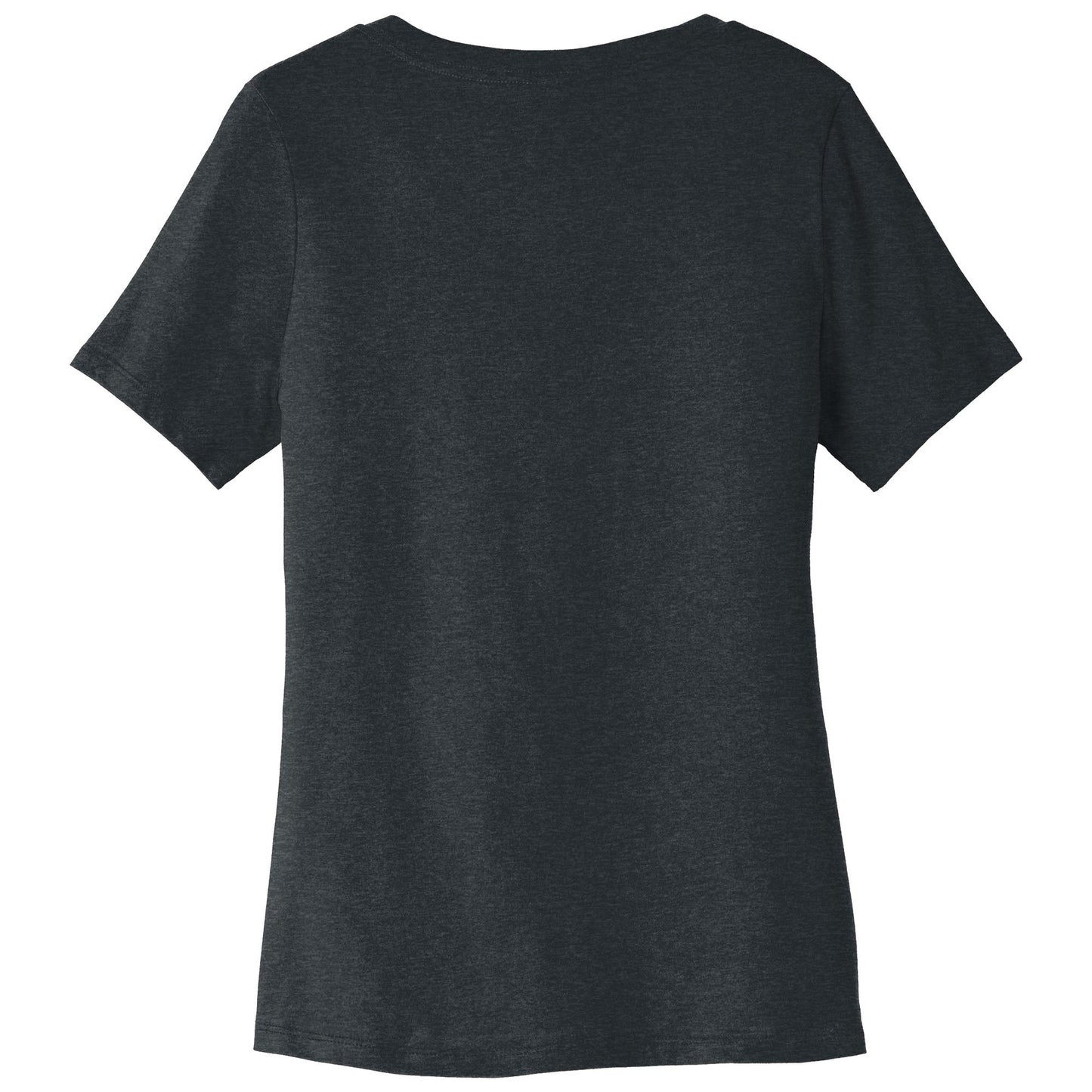 Black Heather T-Shirt - Bella + Canvas - Relaxed Fit