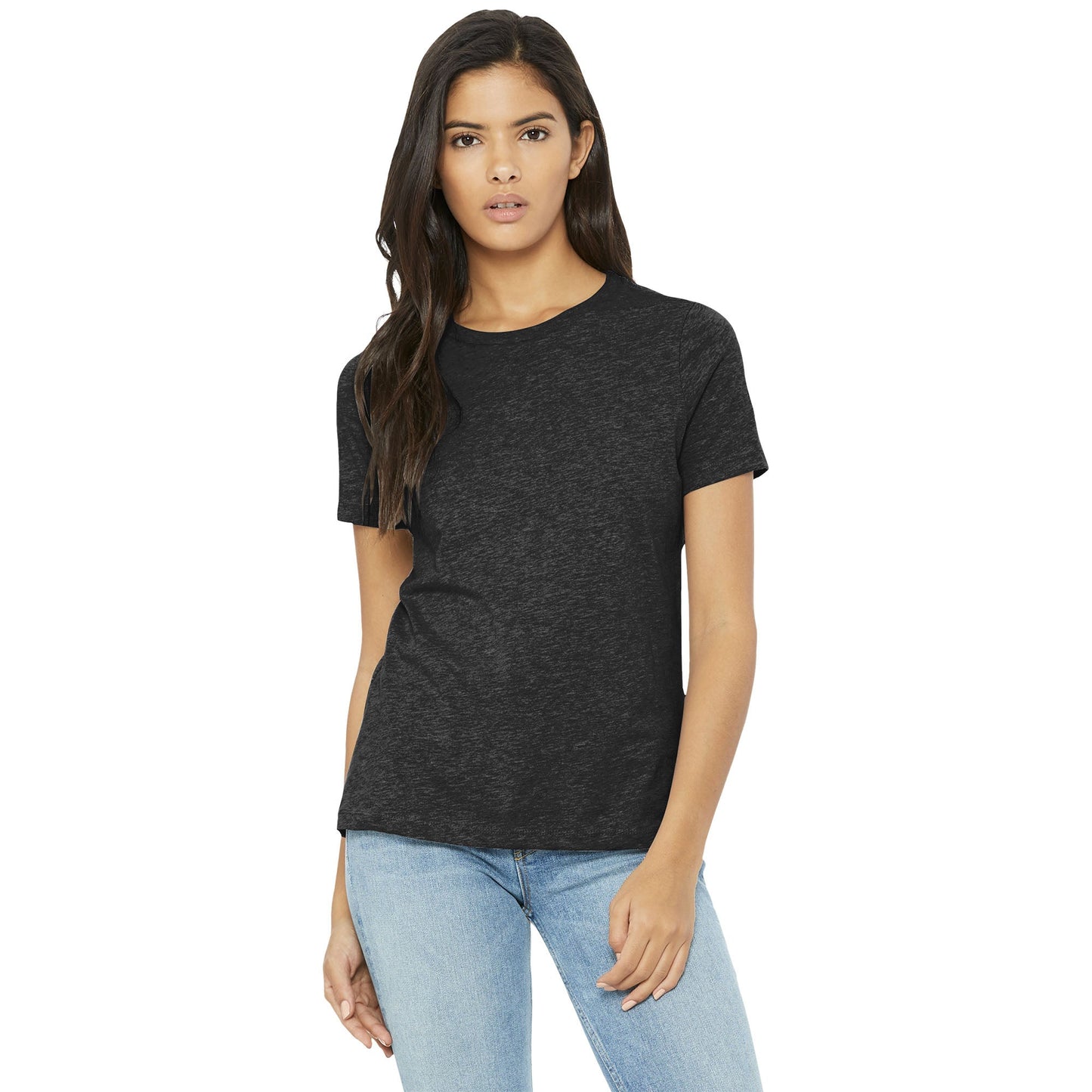Charcoal Black T-Shirt - Bella + Canvas - Relaxed Fit