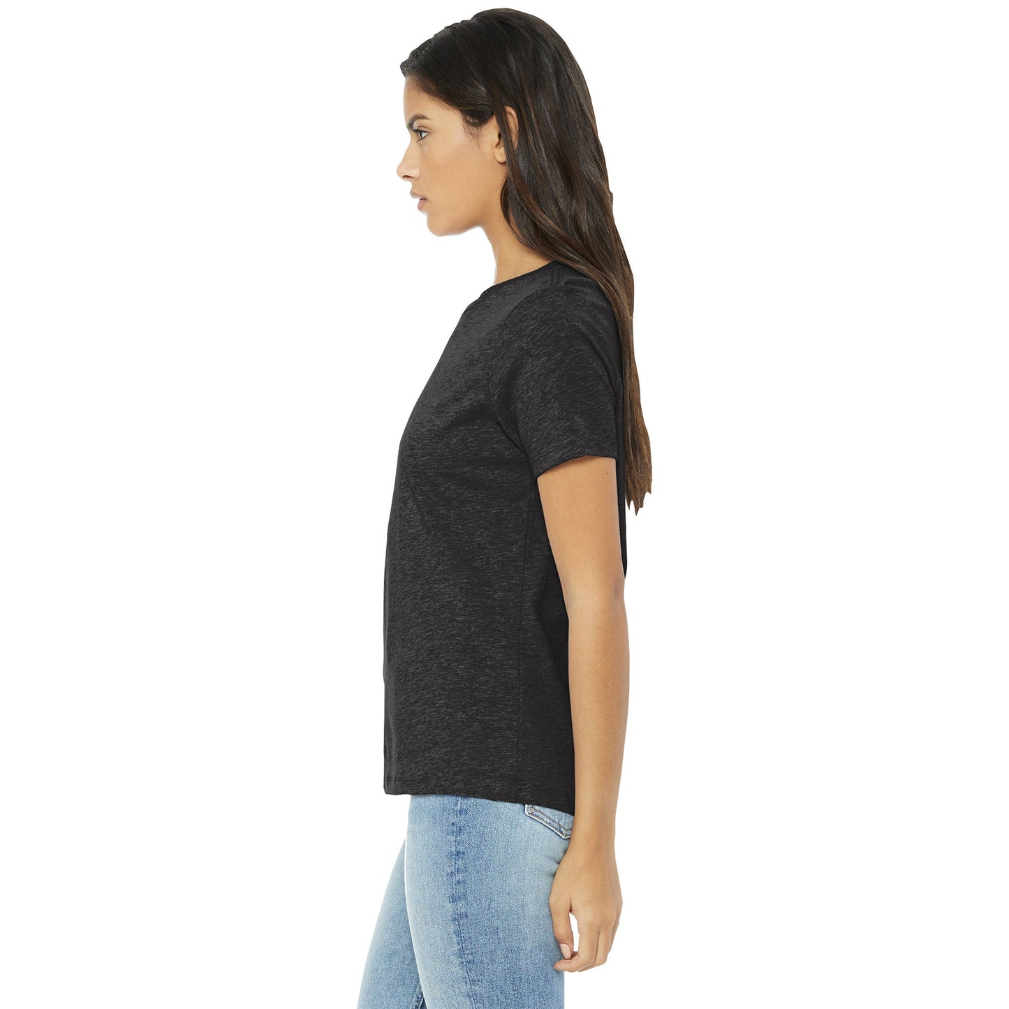 Charcoal Black T-Shirt - Bella + Canvas - Relaxed Fit