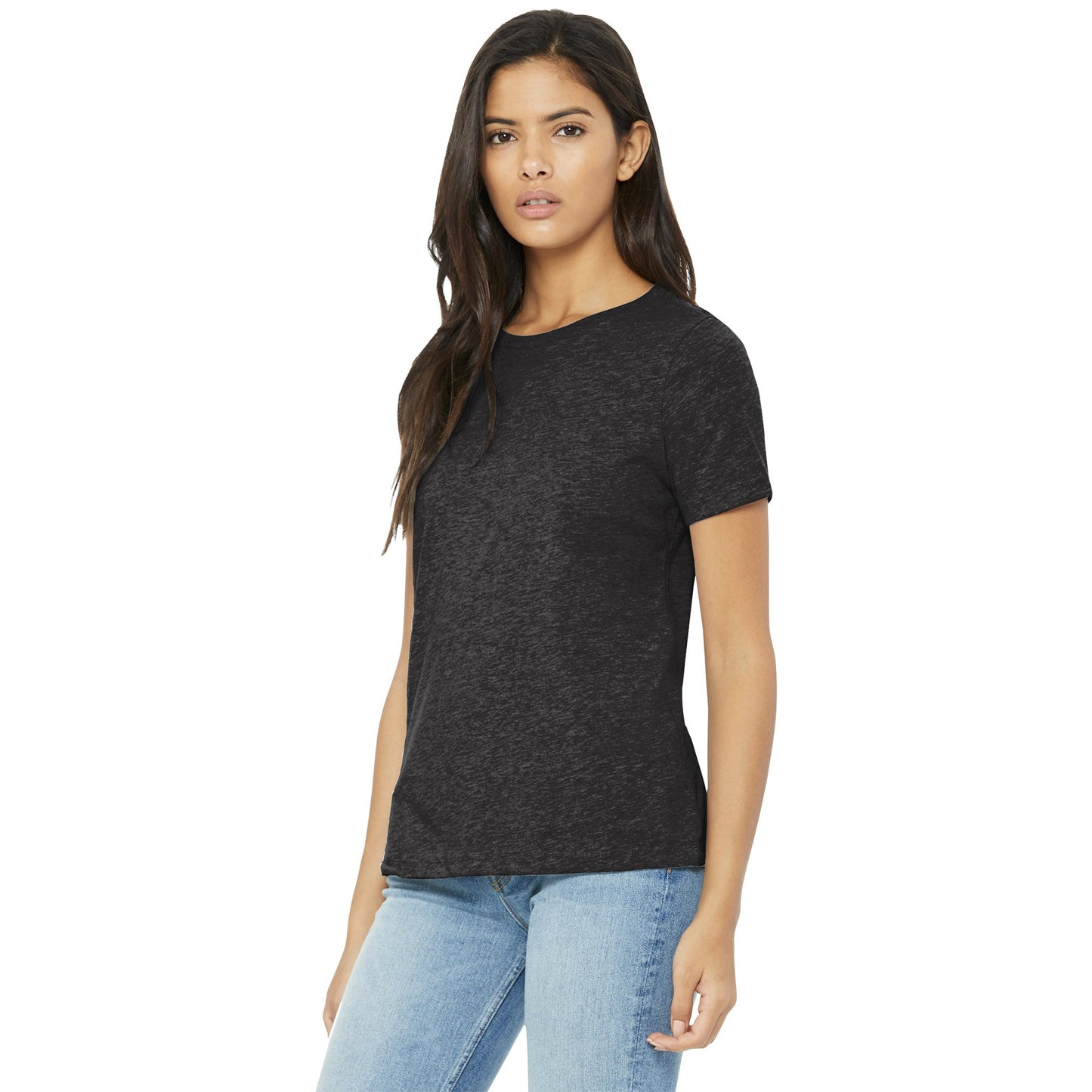 Charcoal Black T-Shirt - Bella + Canvas - Relaxed Fit