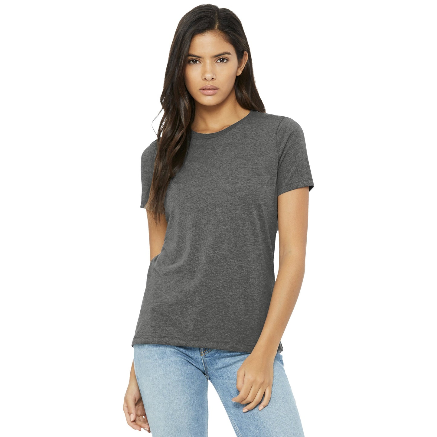 Charcoal Black T-Shirt - Bella + Canvas - Relaxed Fit