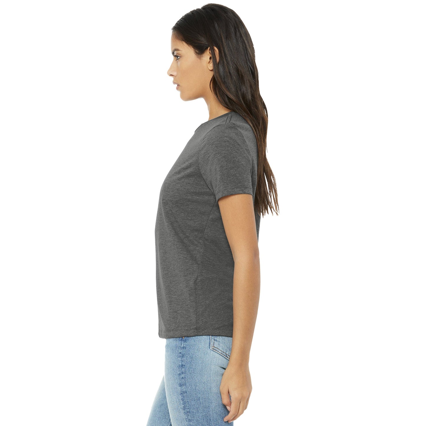 Charcoal Black T-Shirt - Bella + Canvas - Relaxed Fit
