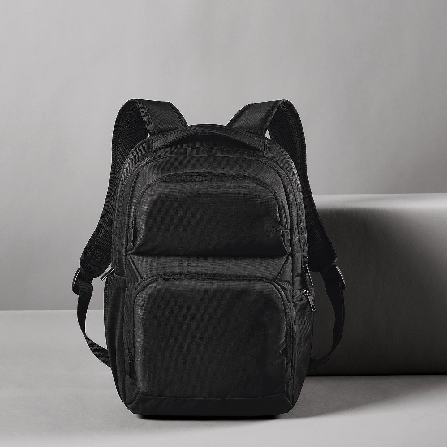 Deep Black Backpack - Port Authority - Organized Space