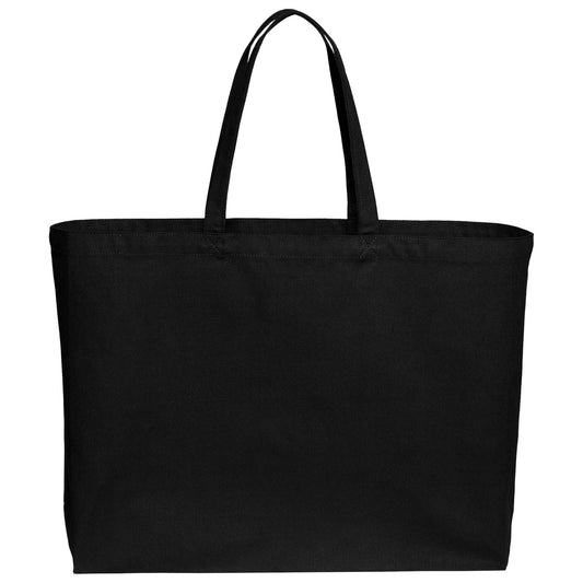 Deep Black Tote Bag - Port Authority - Lightweight Canvas