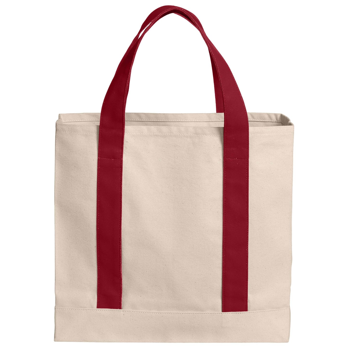 Natural Deep Black Tote Bag - Port Authority - Durable Canvas