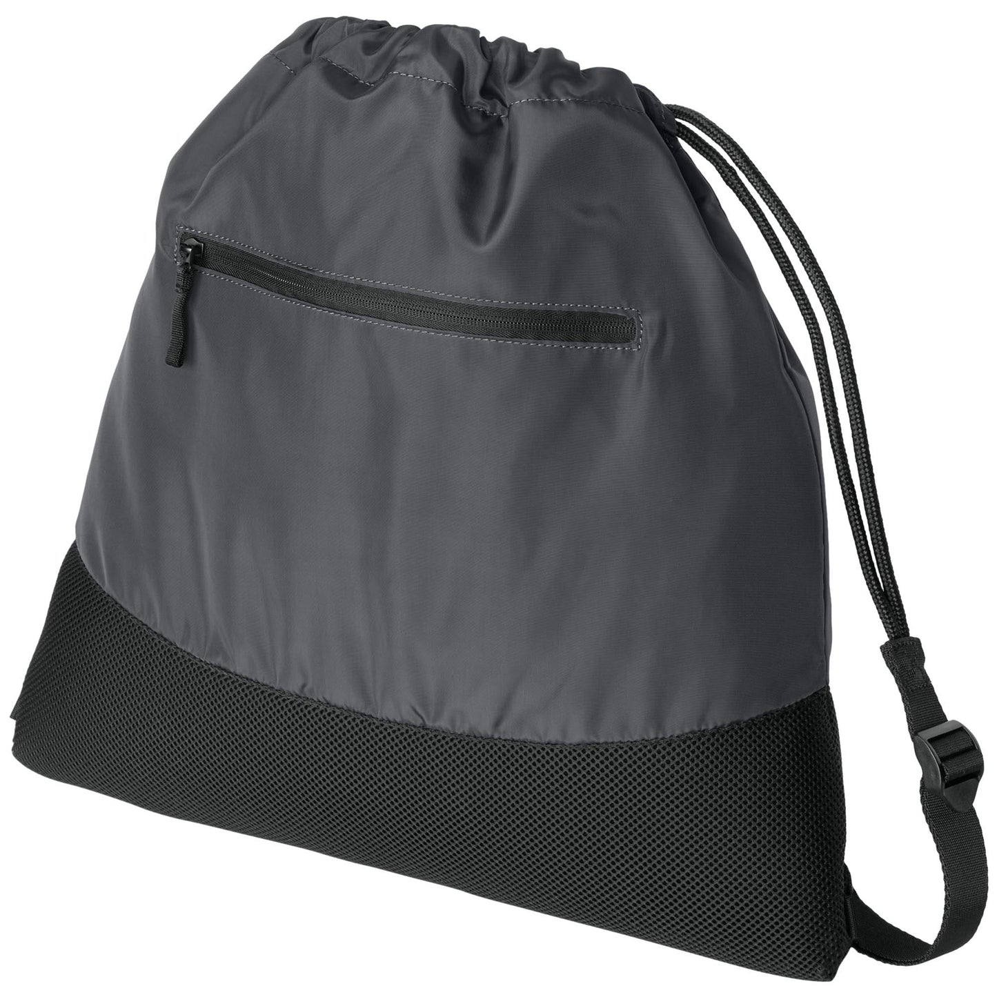 Deep Black Cinch Packs - Port Authority - Durable Mesh Design